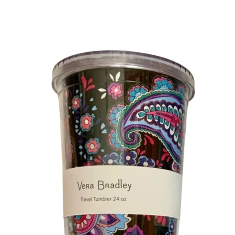Vera Bradley VERA BRADLEY 24oz Retired Haymarket Paisley Tumbler & Straw Size ONE SIZE - 3 Thumbnail