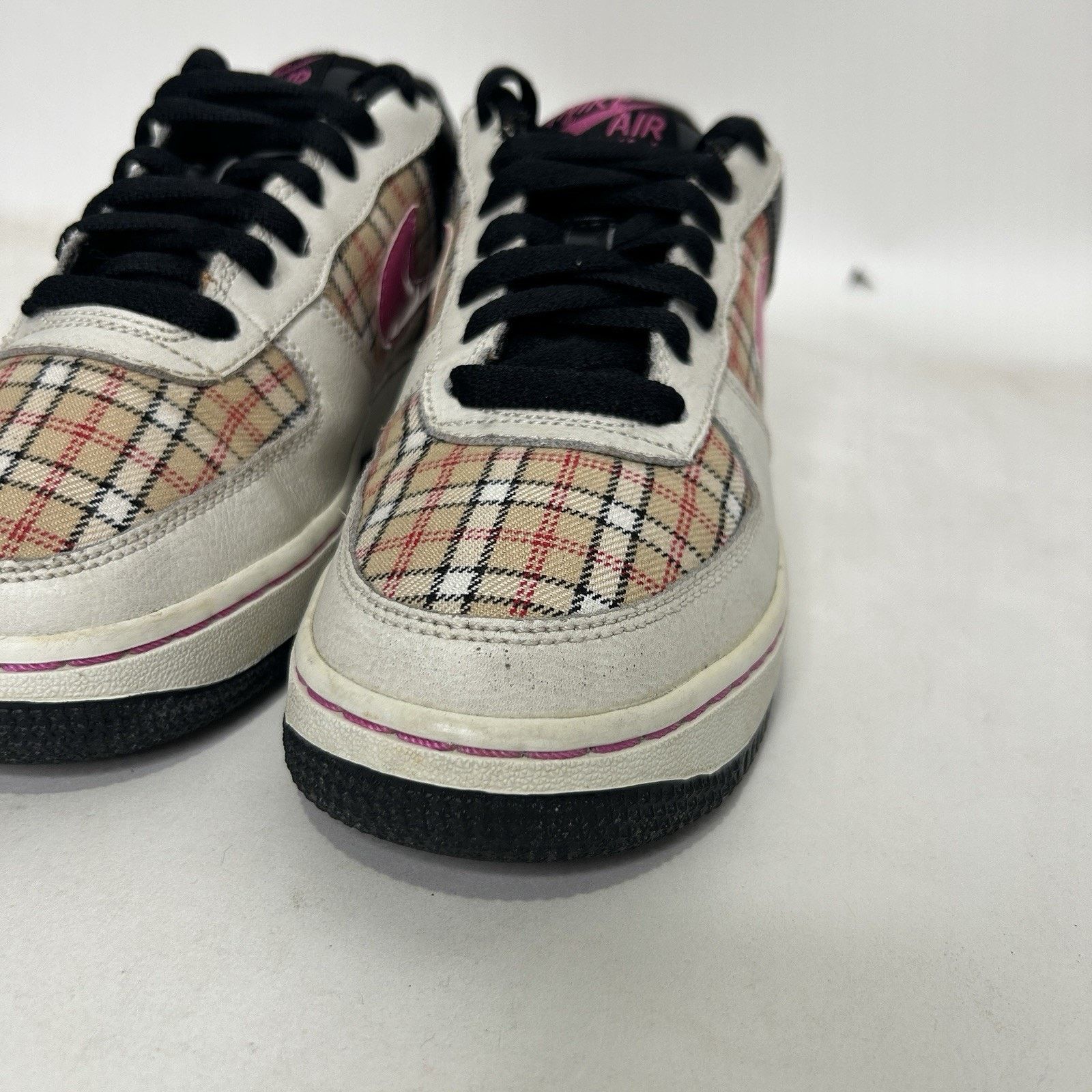 Nike Nike Air Force 1 GS “Pink Plaid” Size US 5 / IT 35 - 9 Thumbnail