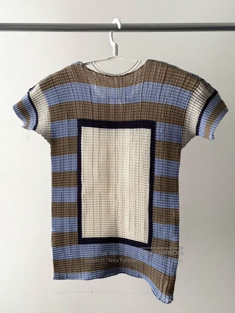 Issey Miyake Issey Miyake Cropped Ruched Short-sleeve Top Size M / US 6-8 / IT 42-44 - 5 Thumbnail