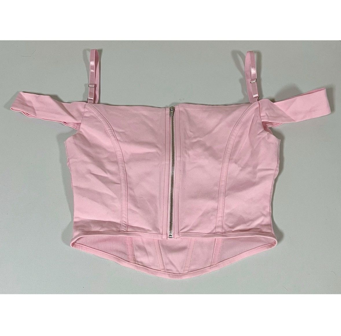 I.AM.GIA I.Am.Gia Pink Off-The-Shoulder Corset Bustier Top Size M 🎀✨ Size M / US 6-8 / IT 42-44 - 3 Thumbnail
