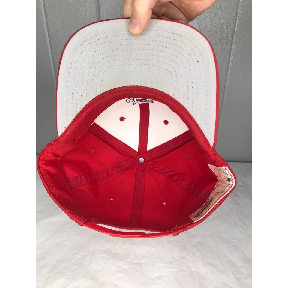Vintage Vintage St. Louis Cardinals MLB plain logo snapback hat cap Size ONE SIZE - 5 Thumbnail