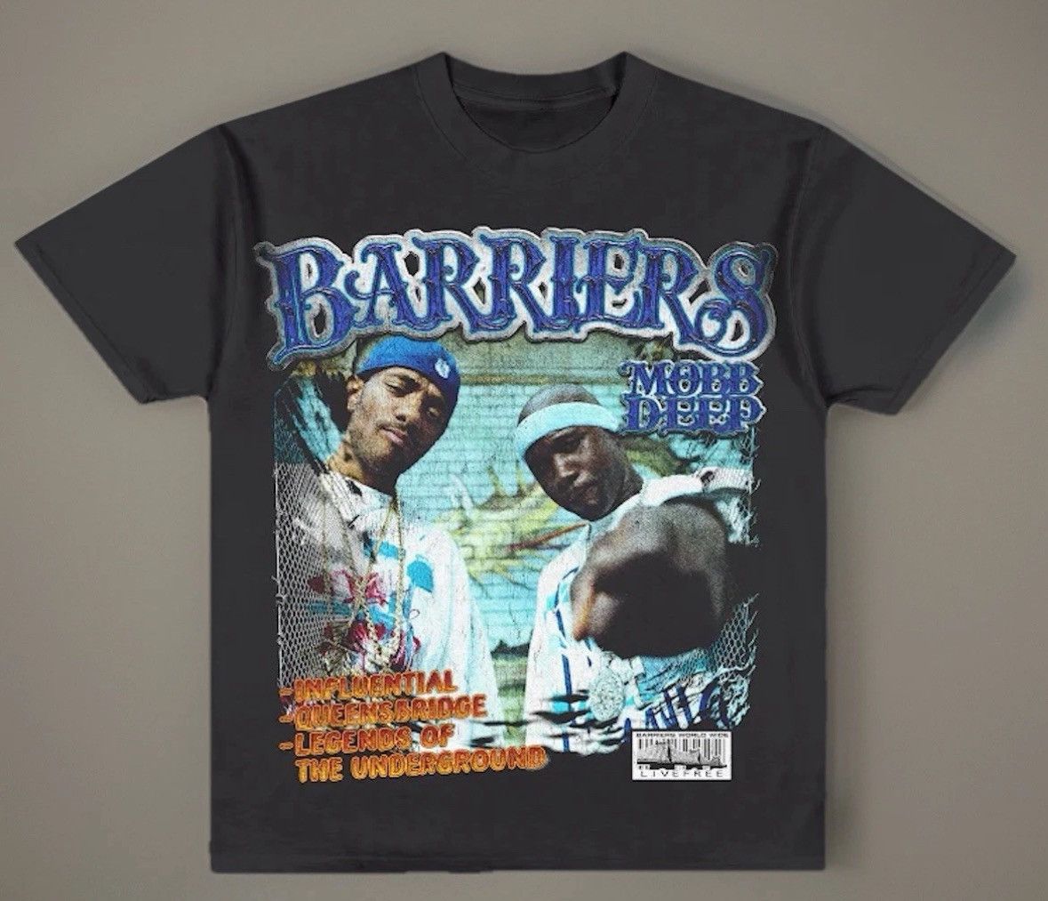 Barriers Barriers x Mobb Deep "Legends" Infinite tee Size US M / EU 48-50 / 2 - 6 Thumbnail