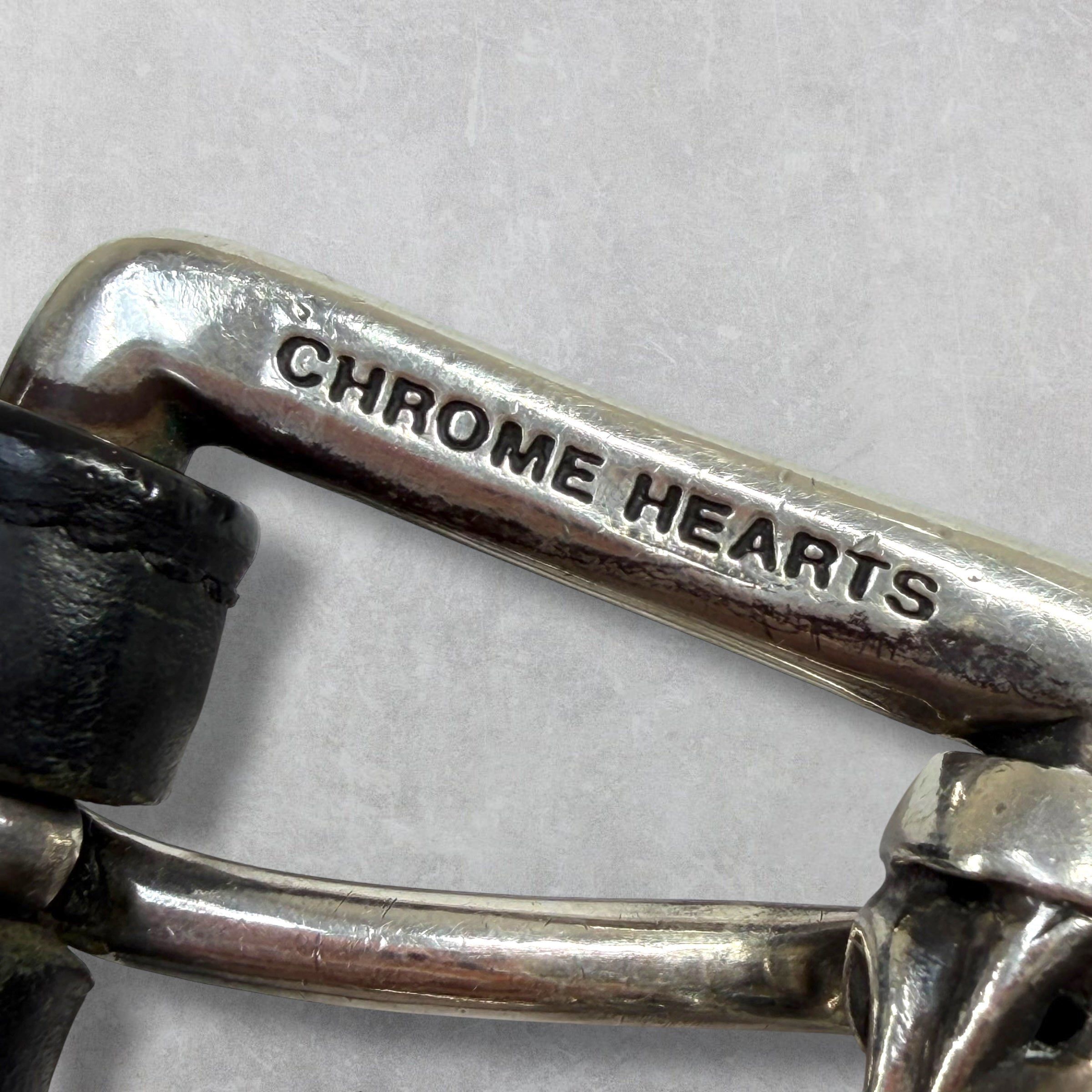 Chrome Hearts Chrome Hearts Black Double Pin Roller Belt 38 Size 38 - 7 Thumbnail