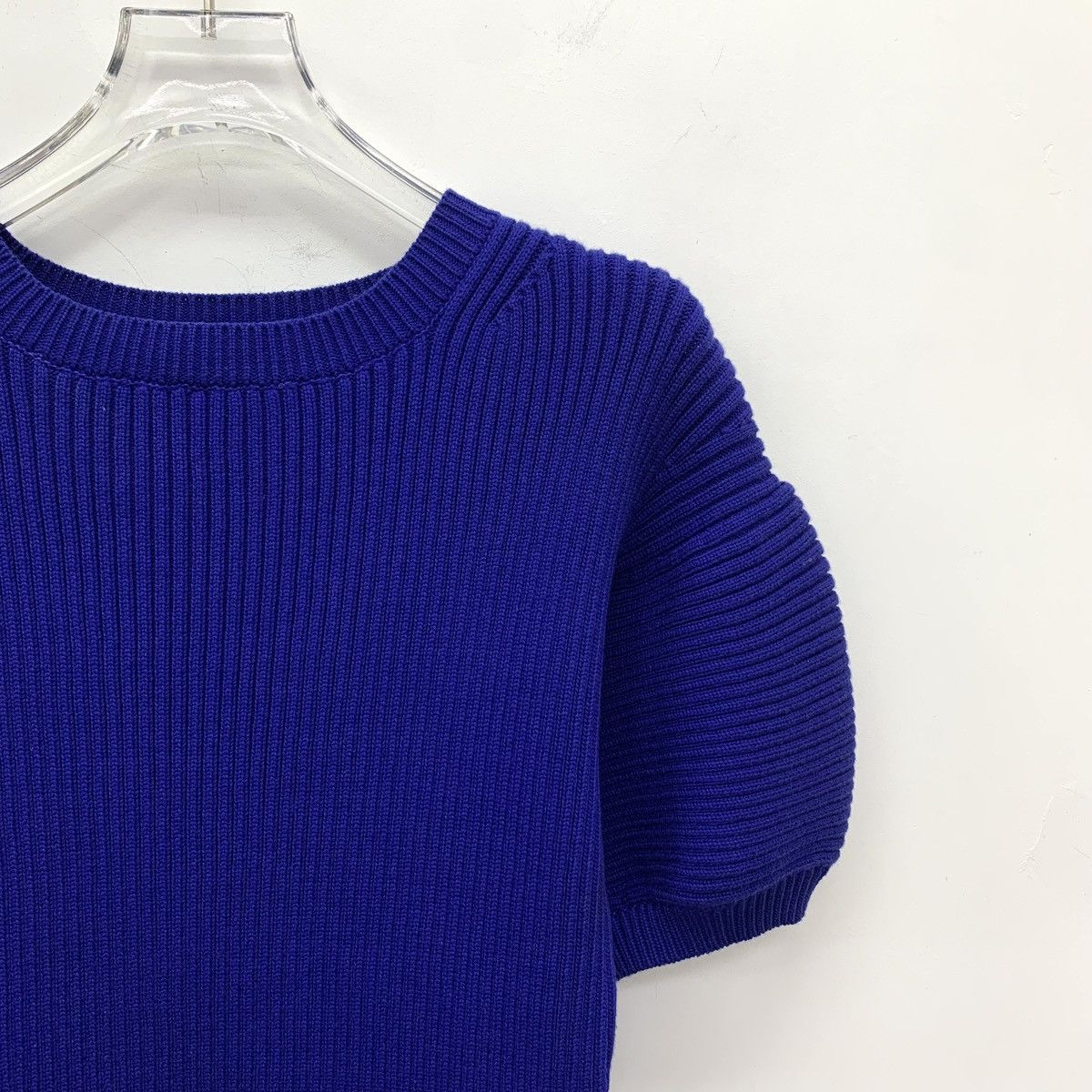 Sacai Sacai Luck Crew Neck Bubble Short Sleeve Knit Top K26WX Size M / US 6-8 / IT 42-44 - 3 Thumbnail