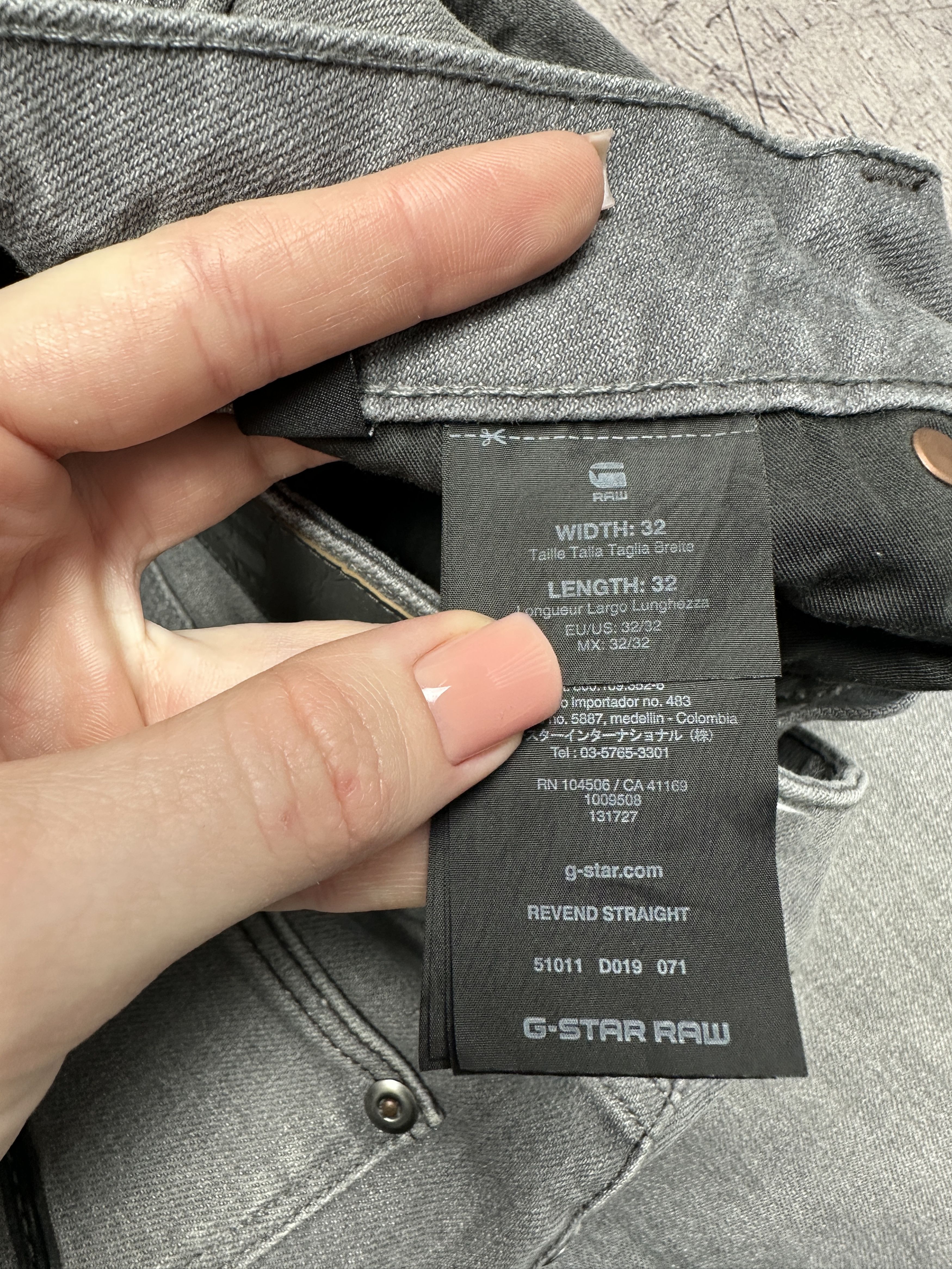 G-Star G Star Raw Mens Revend Straight Denim Pants Jeans Size US 32 / EU 48 - 5 Thumbnail