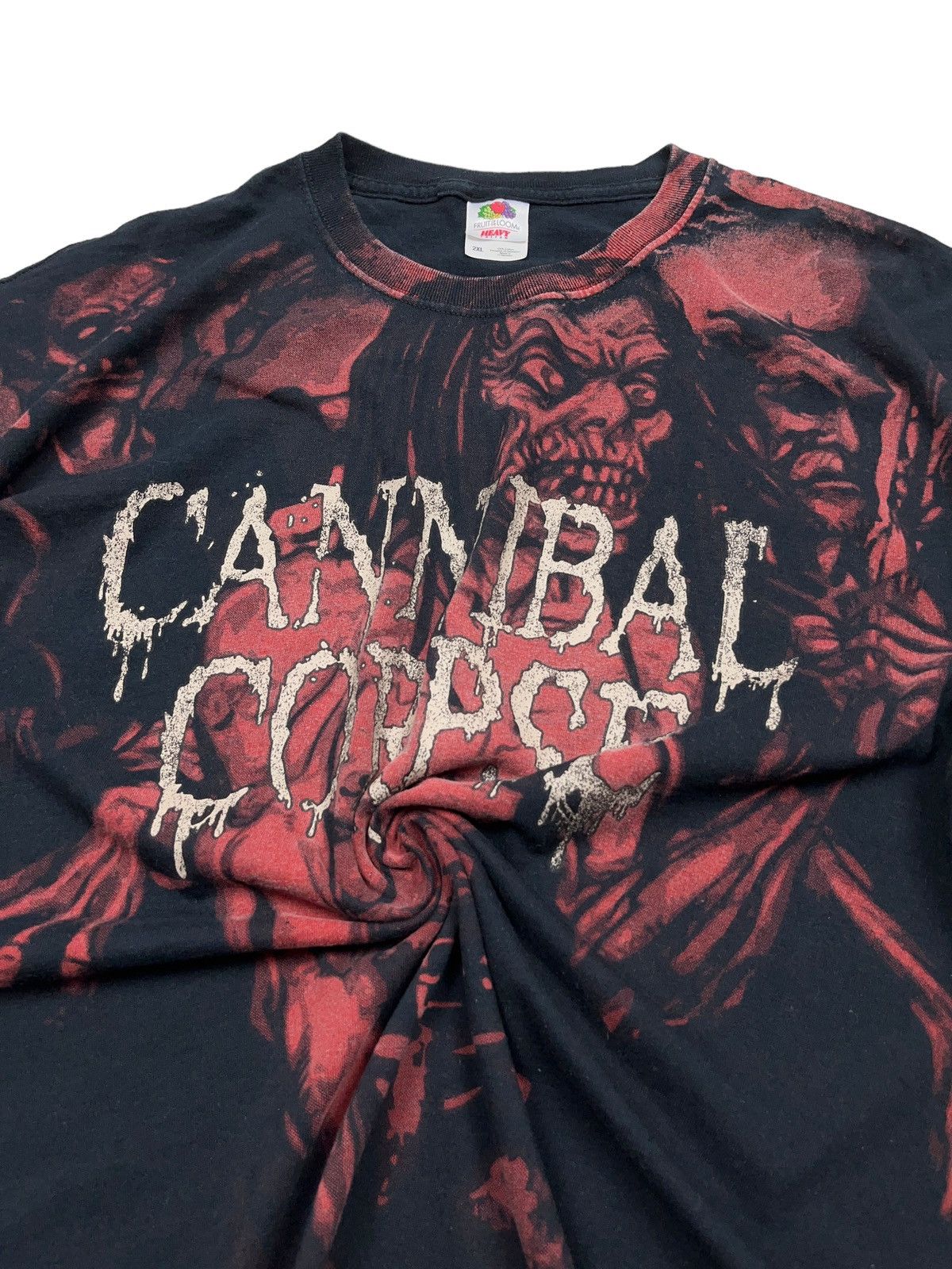 Band Tees Vintage Cannibal Corpse All Over Print T-shirt Size US XL / EU 56 / 4 - 3 Thumbnail