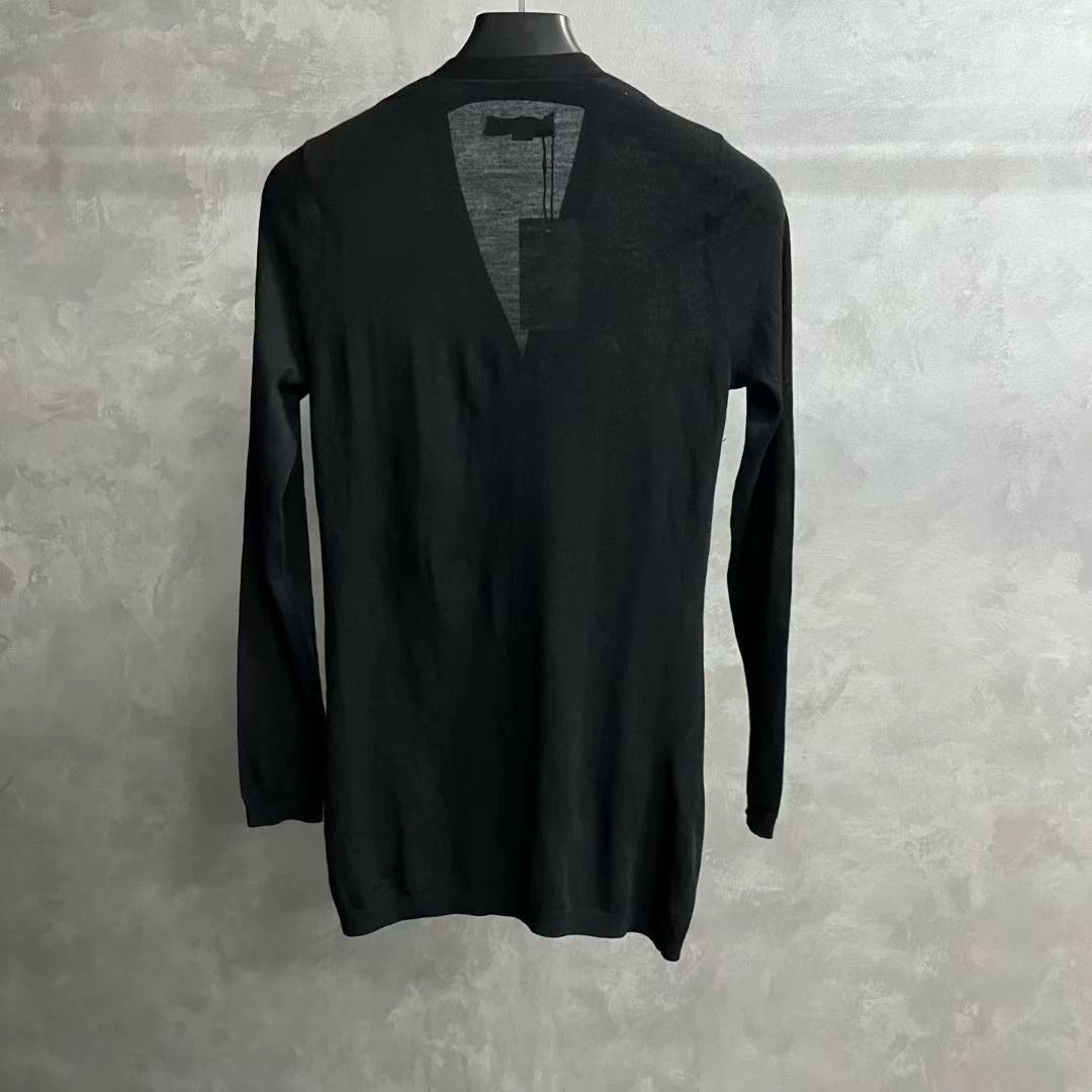 Burberry burberry black long sleeve knit cardigan Size US M / EU 48-50 / 2 - 3 Thumbnail