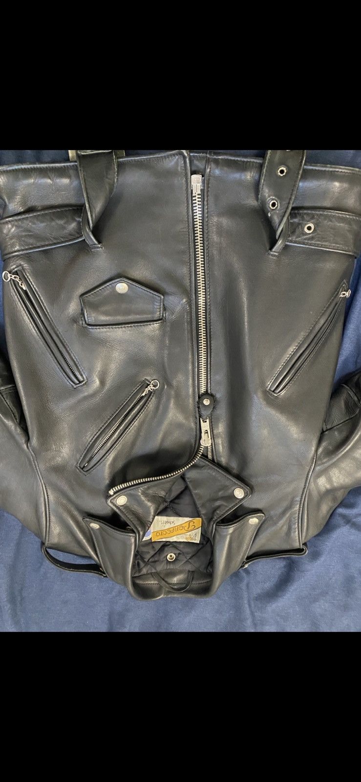 Schott Perfecto style leather jacket made by schott Size US S / EU 44-46 / 1 - 2 Thumbnail