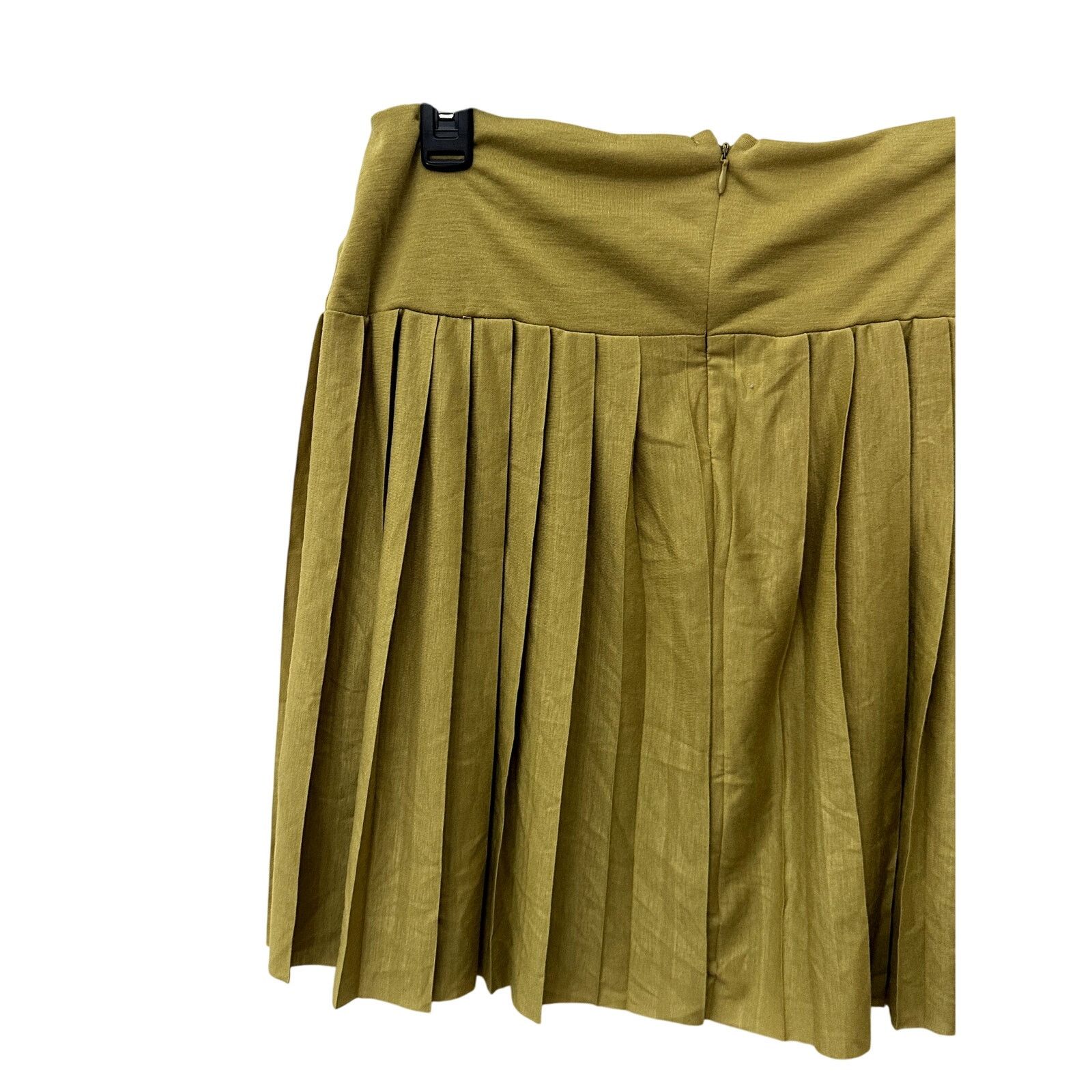 Other Vero Moda Mini Skirt Wide Waistband Pleated Green Medium NWT Size 30" / US 8 / IT 44 - 5 Thumbnail