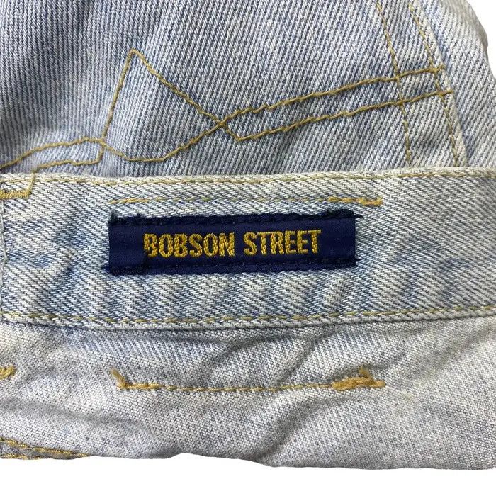 Vintage Vtg BOBSON USA STREET Blue Season Denim Jeans Pant Trouser Size US 30 / EU 46 - 3 Thumbnail