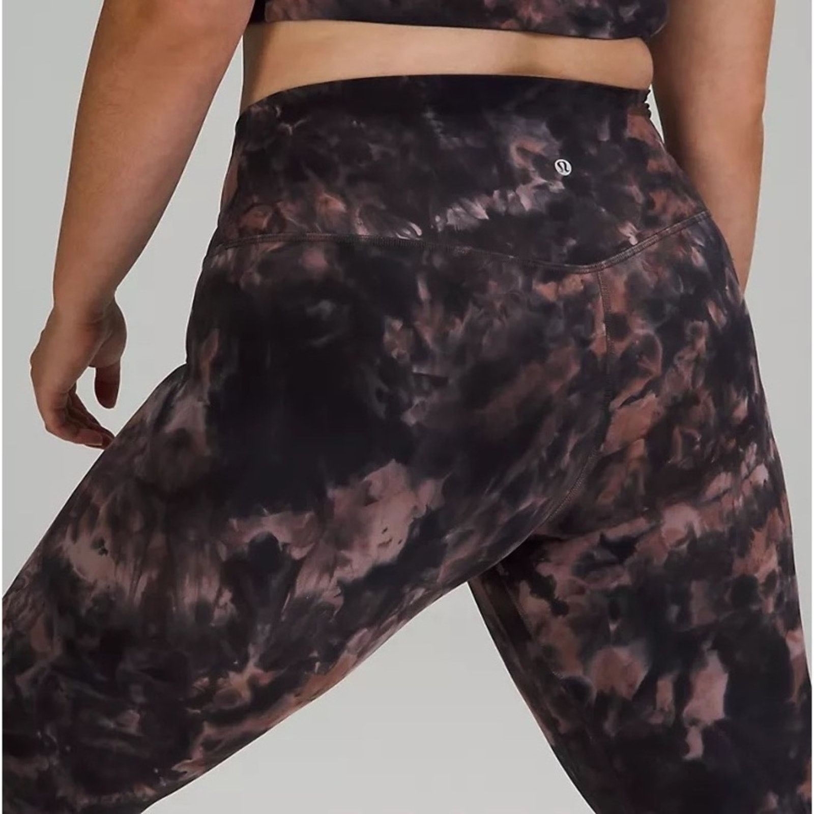 Lululemon NEW! Align High Rise Pant 25” 20 Diamond Dye Graphite Gray Size 42" / US 20 - 1 Thumbnail