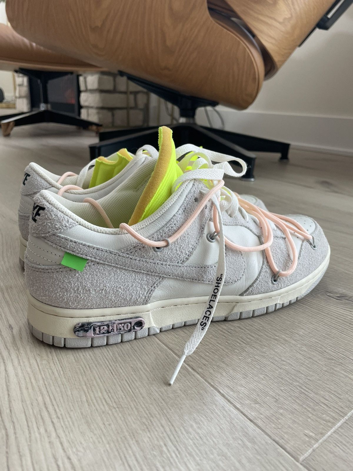 Nike × Off-White Nike X OFF-WHITE Dunk Lot 12 Size US 10 / EU 43 - 5 Thumbnail