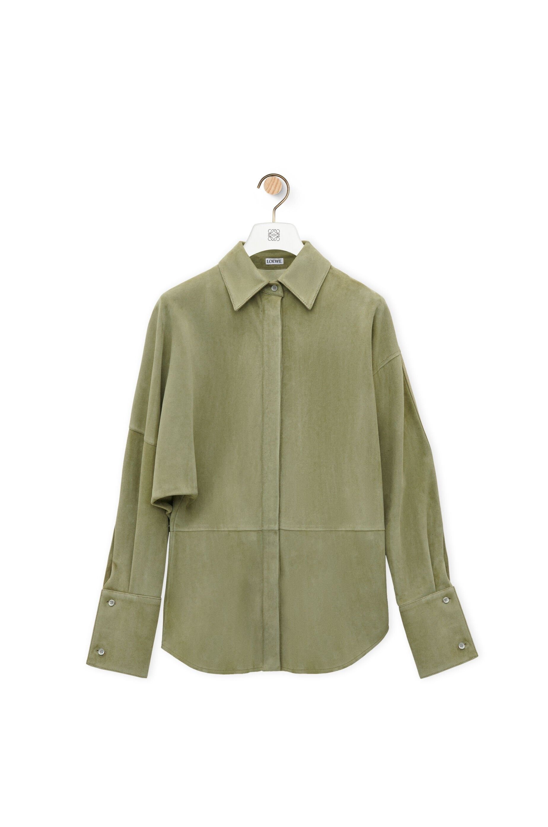 Loewe o1w1db10426 Button Ups in Green Size L / US 10 / IT 46 - 1 Thumbnail