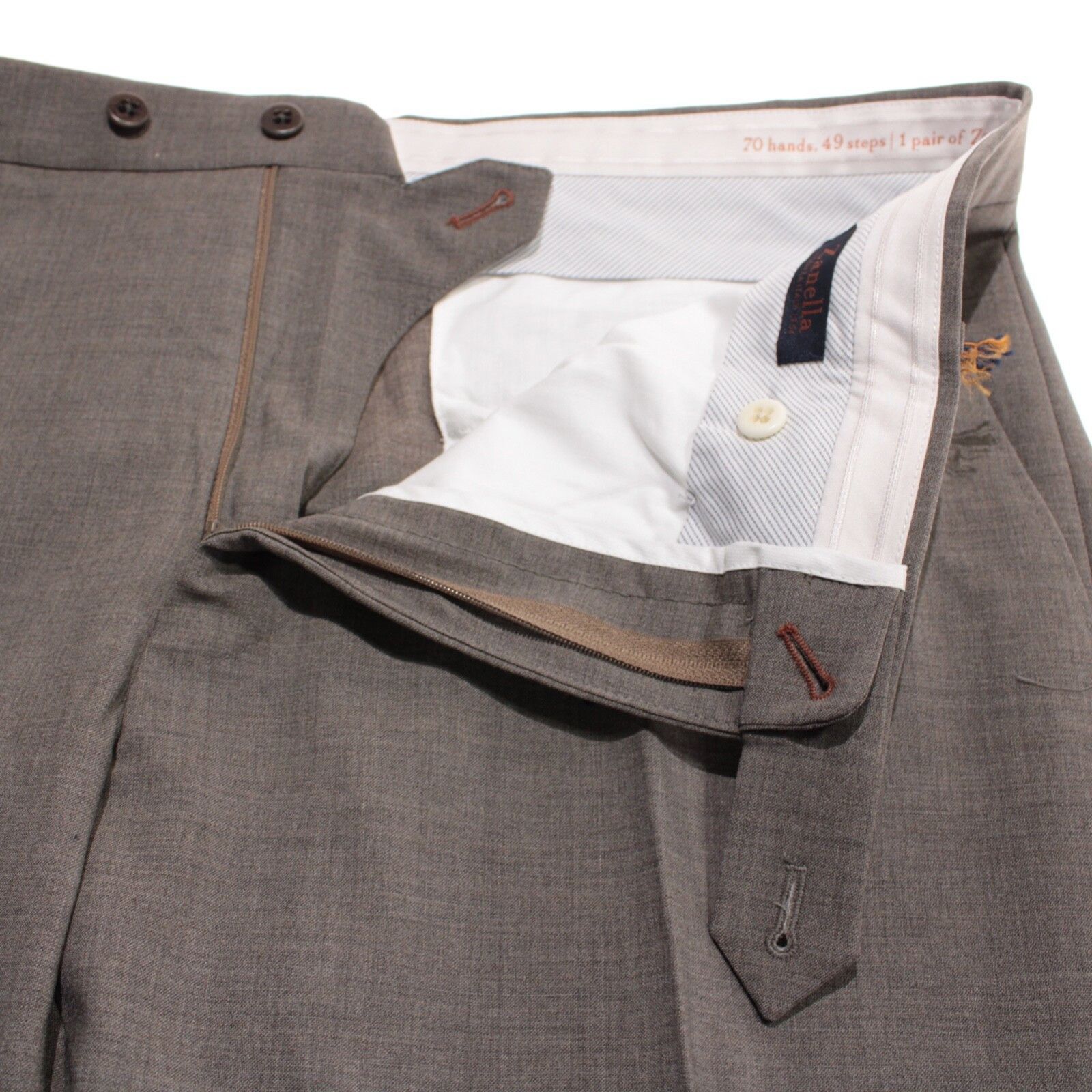 Zanella Zanella New with tags Dress Pants Size 38 US In Brown Size US 38 / EU 54 - 3 Thumbnail