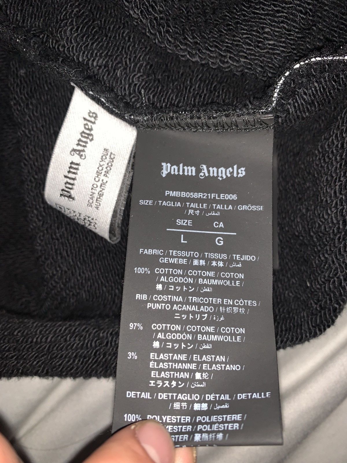 Designer × Palm Angels 10/10 condition Palm Angles hoodie Size US L / EU 52-54 / 3 - 17 Thumbnail