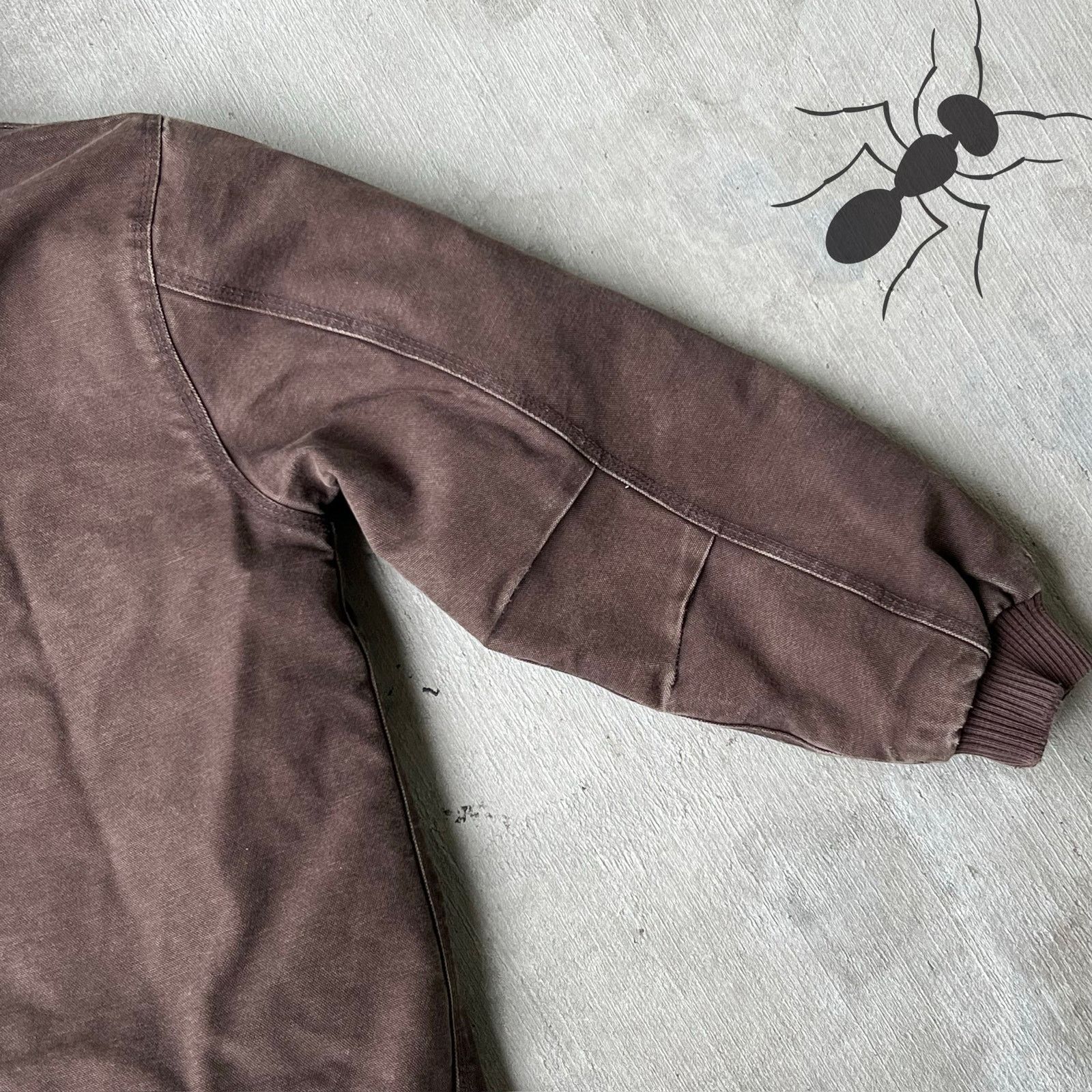 Carhartt × Vintage Carhartt YOUTH brown hooded work wear jacket Size US XS / EU 42 / 0 - 7 Thumbnail