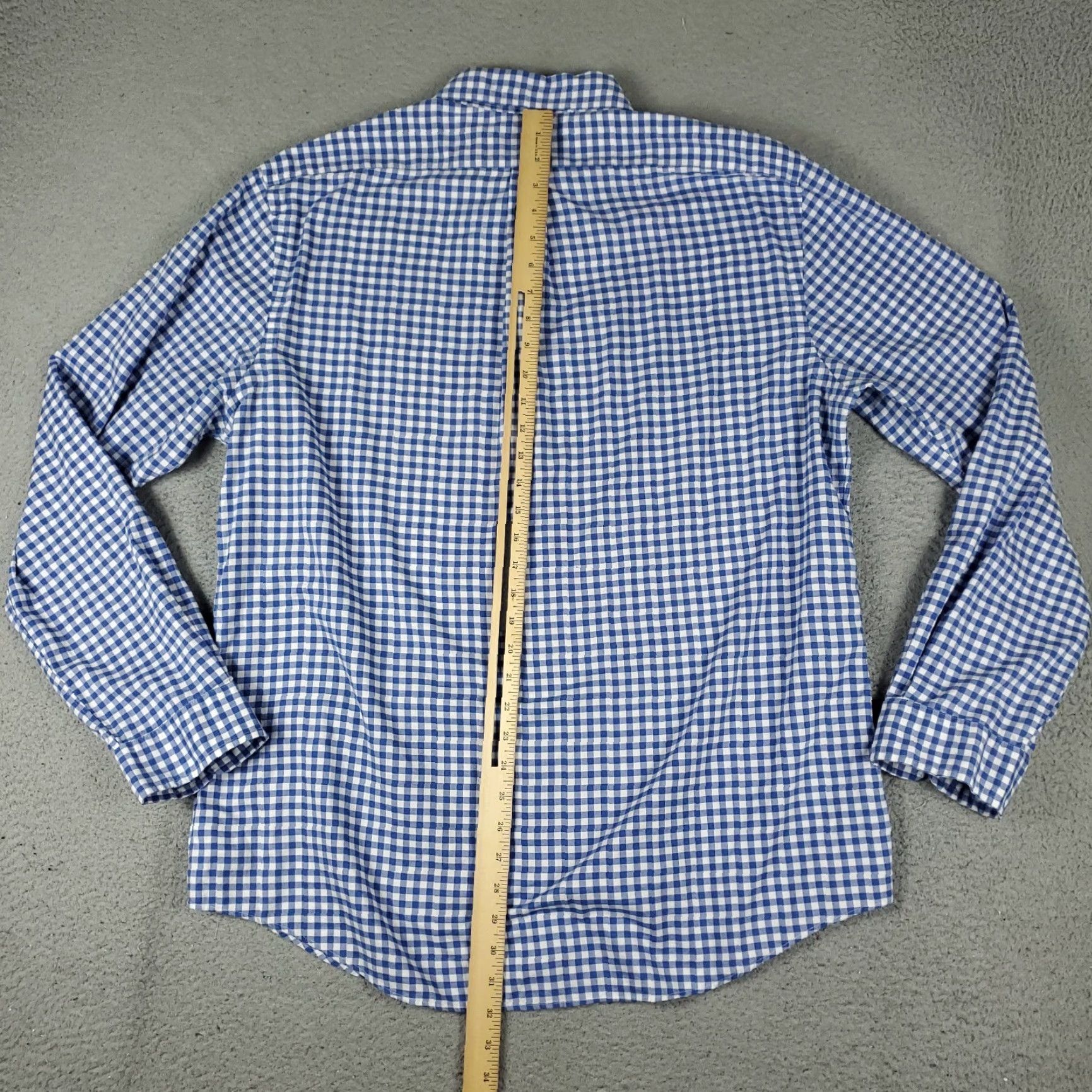 Ralph Lauren Ralph Lauren Shirt Mens 2XL Blue Check Slim Fit Pony Button Up Long Sleeve - Button-Down Collar - Classic American Preppy Style Size US XXL / EU 58 / 5 - 4 Thumbnail