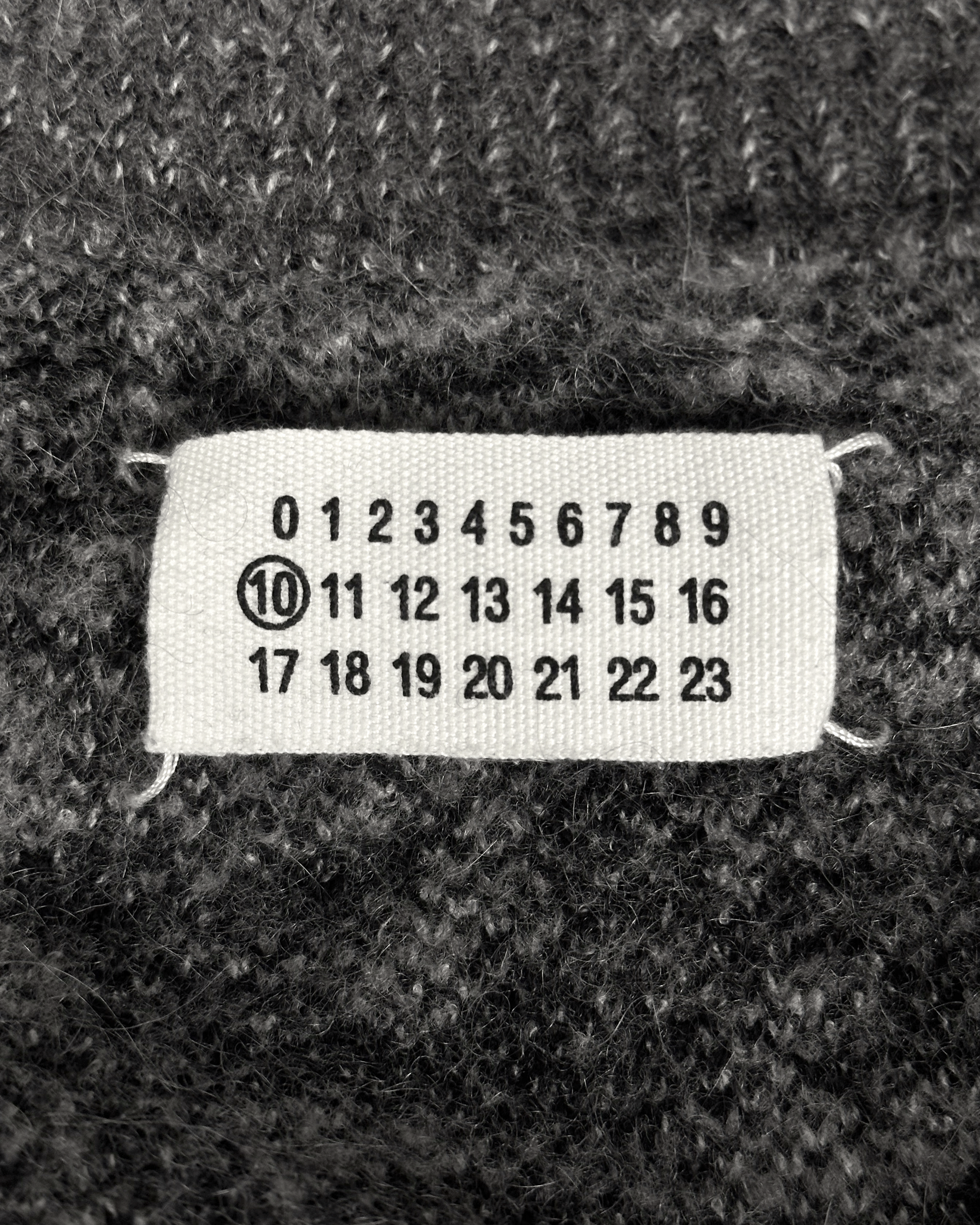 Maison Margiela Maison Margiela Snow Camo Mottled Turtleneck Cardigan Size US M / EU 48-50 / 2 - 9 Thumbnail