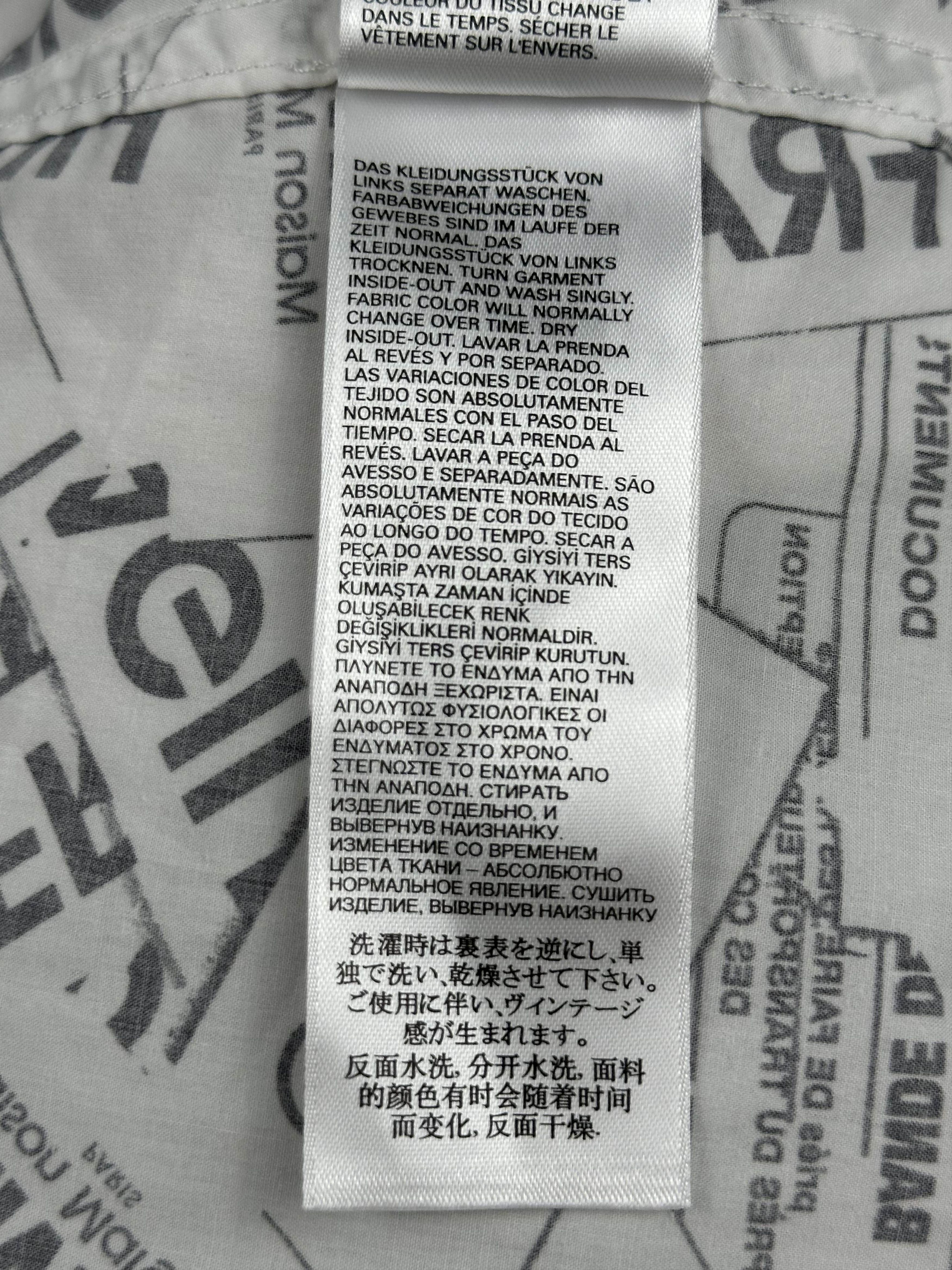 Maison Margiela MM6 Fragile Label Print Shirt Size US L / EU 52-54 / 3 - 15 Thumbnail