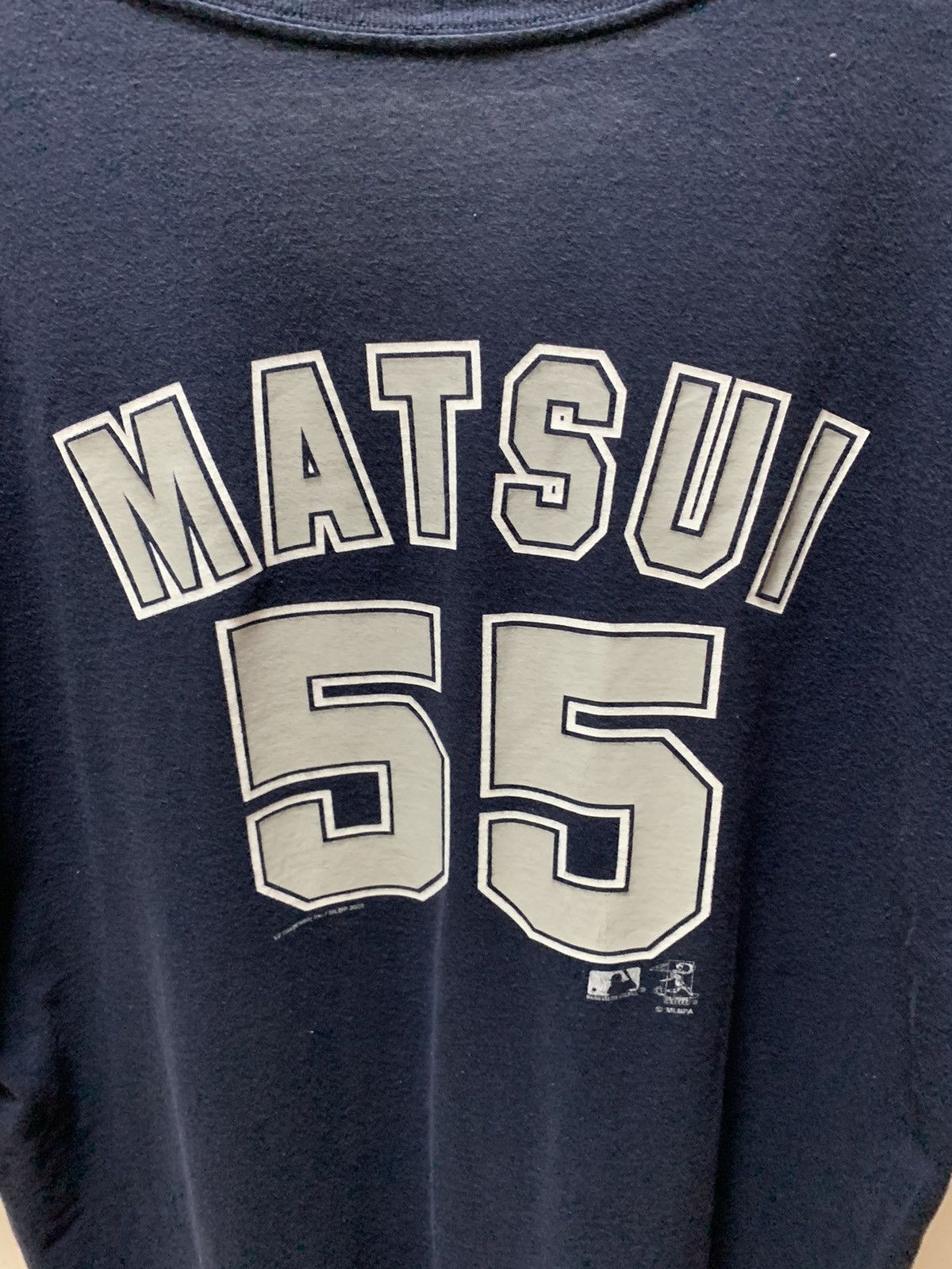 MLB Vintage 2003 MLBPA Matsui Yankees 55 Jersey Player Team Tee Size US XXL / EU 58 / 5 - 8 Thumbnail