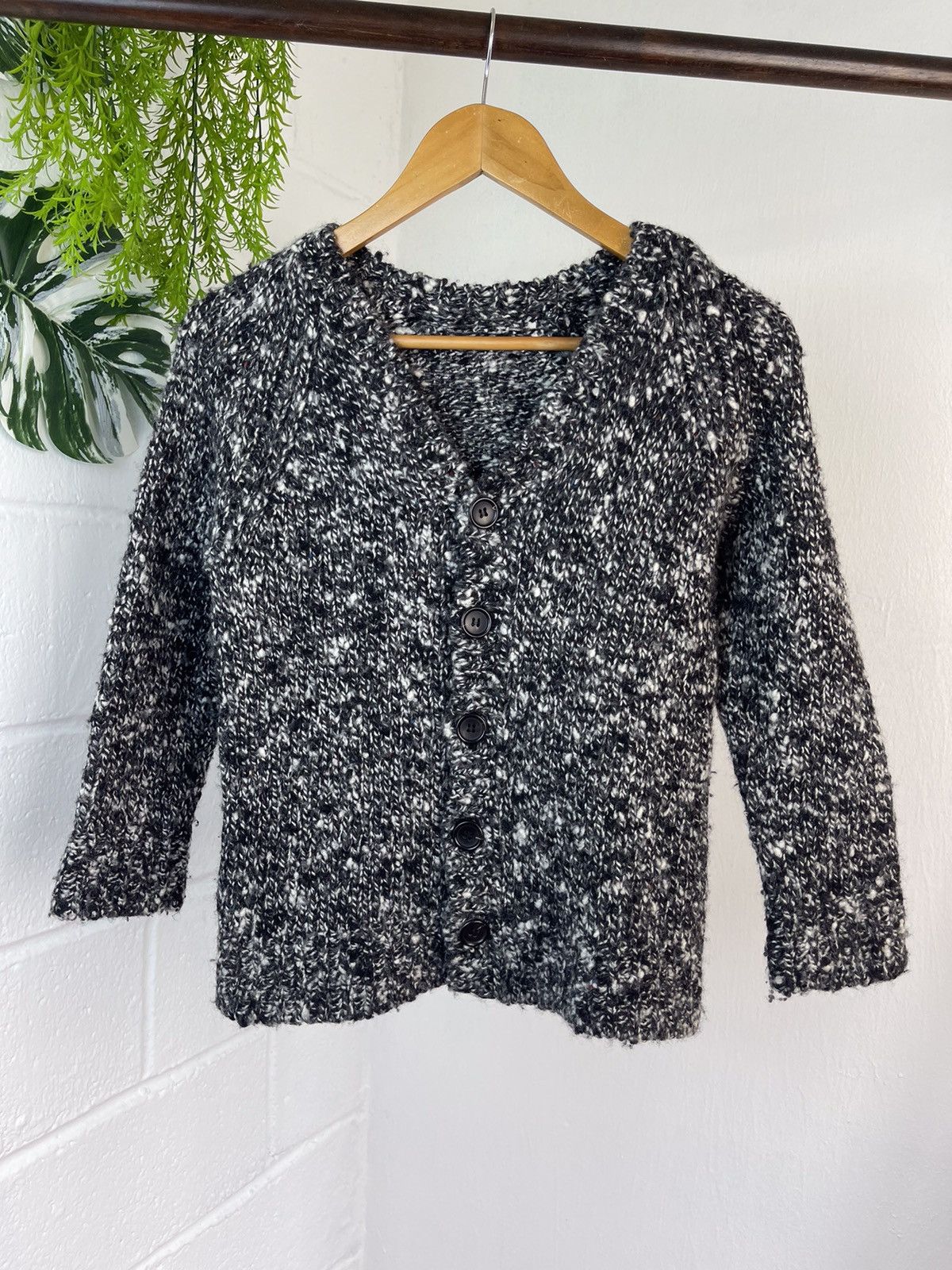 AD2005 Junya Watanabe Comme Des Garçons Wool Button Cardigan