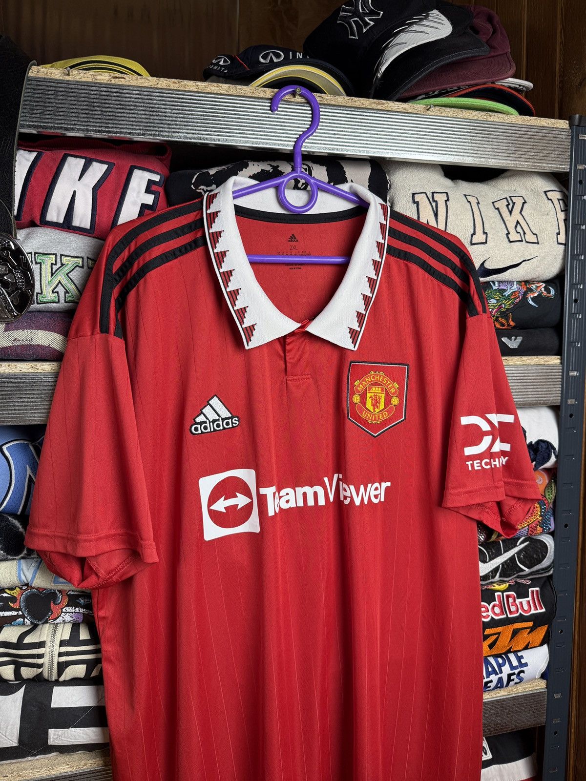 Adidas Adidas Manchester United Casemiro 22/23 T-shirt Jersey Size US XXL / EU 58 / 5 - 3 Thumbnail