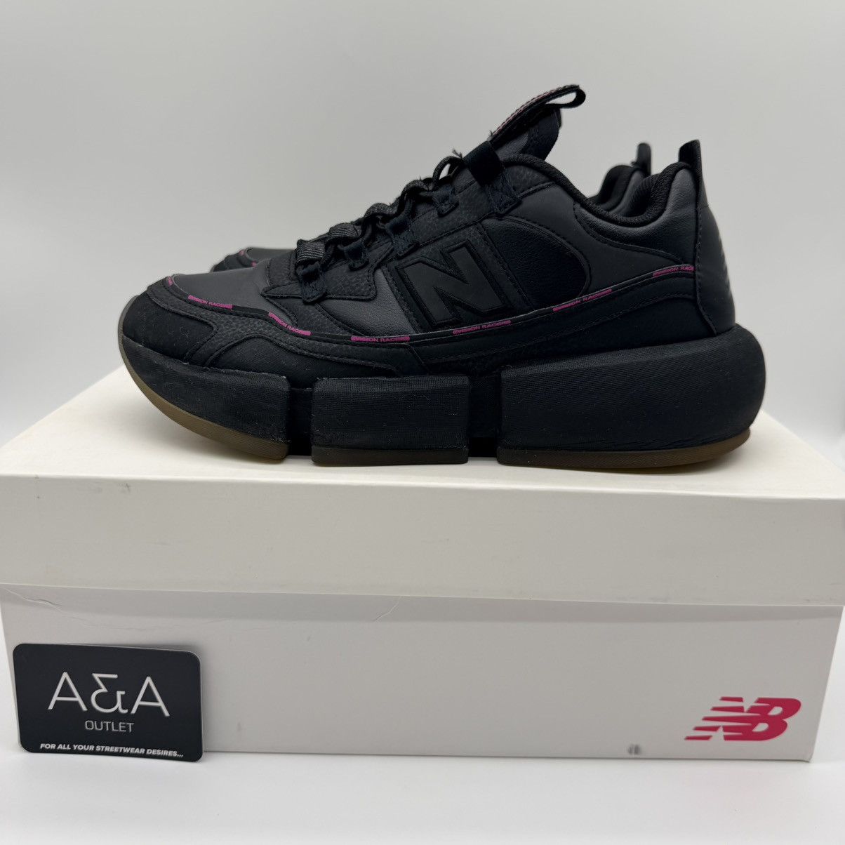 New Balance New Balance Jaden Smith Vision Racer Black Pink US 10.5 BN Size US 10.5 / EU 43-44 - 1 Thumbnail