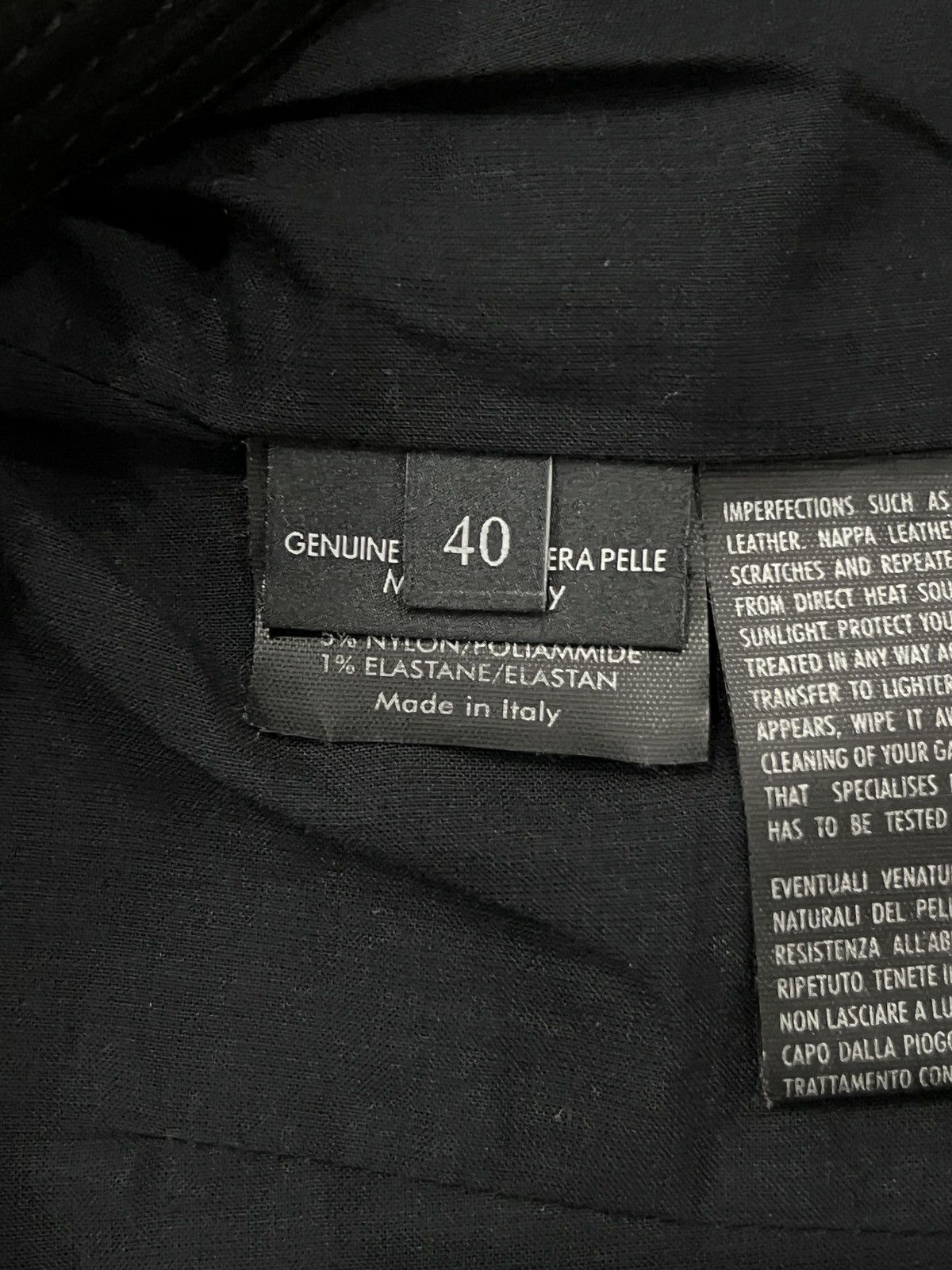 Gucci Gucci by Tom Ford 2000s Paneled Leather Biker Jacket Size US S / EU 44-46 / 1 - 18 Thumbnail
