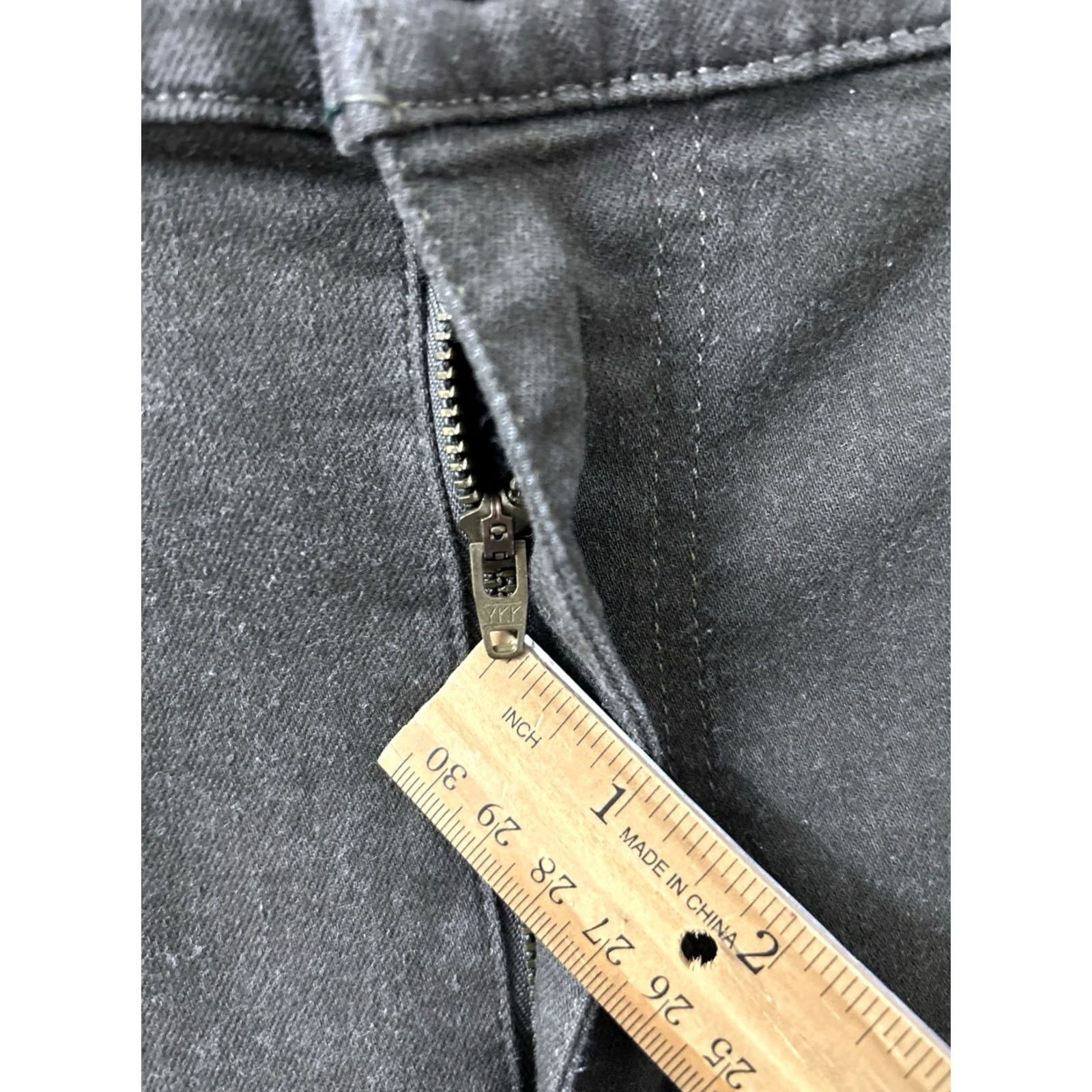 Denime LLBean BeanFlex Jeans Mens 40x29 Slim Straight Denim Brown Zip Button 5-Pocket Mens Size US 40 / EU 56 - 5 Thumbnail