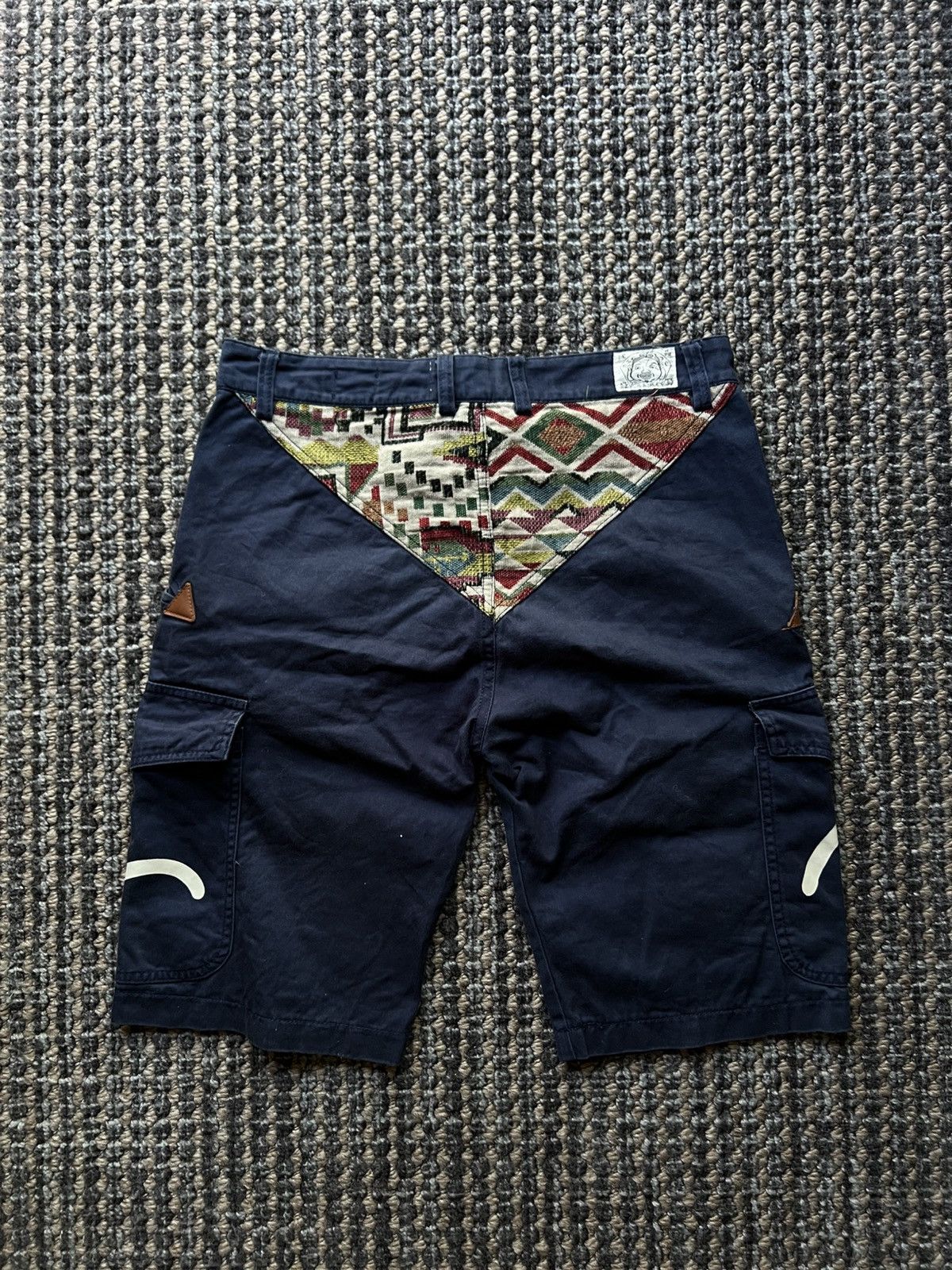 Evisu Evisu Daicock Rare Vintage Ornament Shorts Y2K Size US 32 / EU 48 - 2 Thumbnail