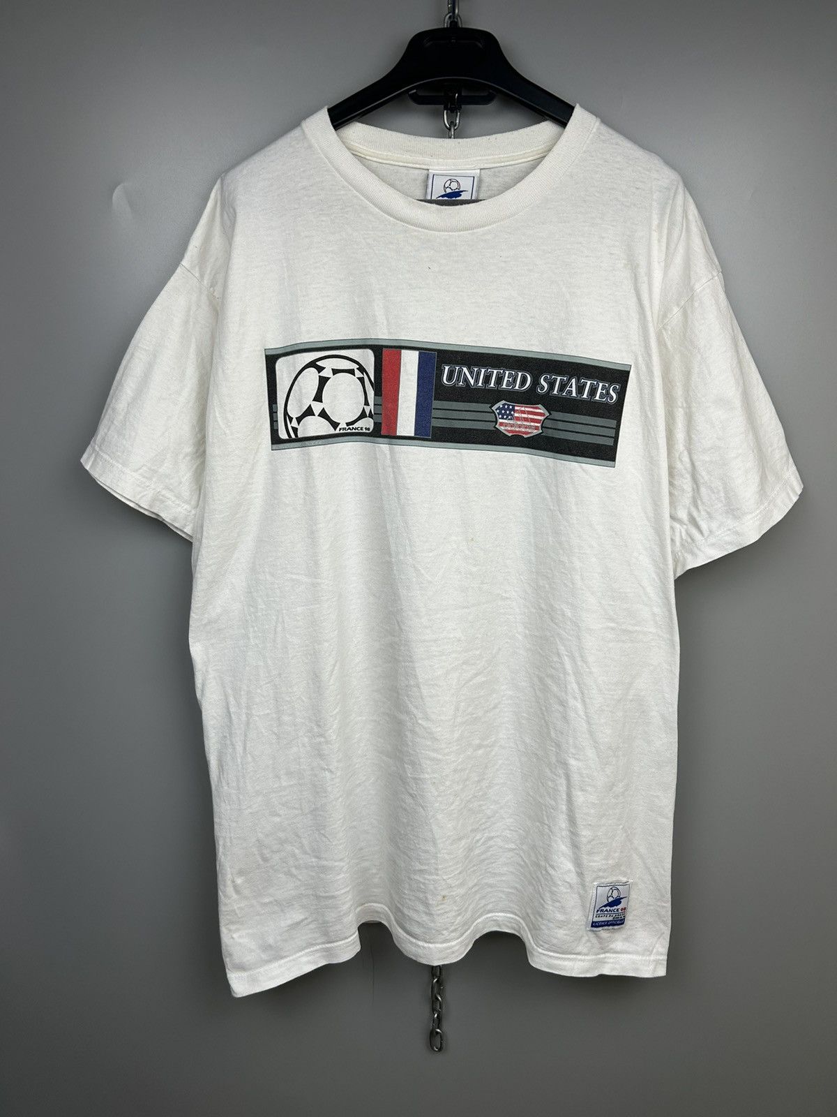 Vintage Vintage Adidas France 1998 T shirt United States Size US L / EU 52-54 / 3 - 1 Thumbnail