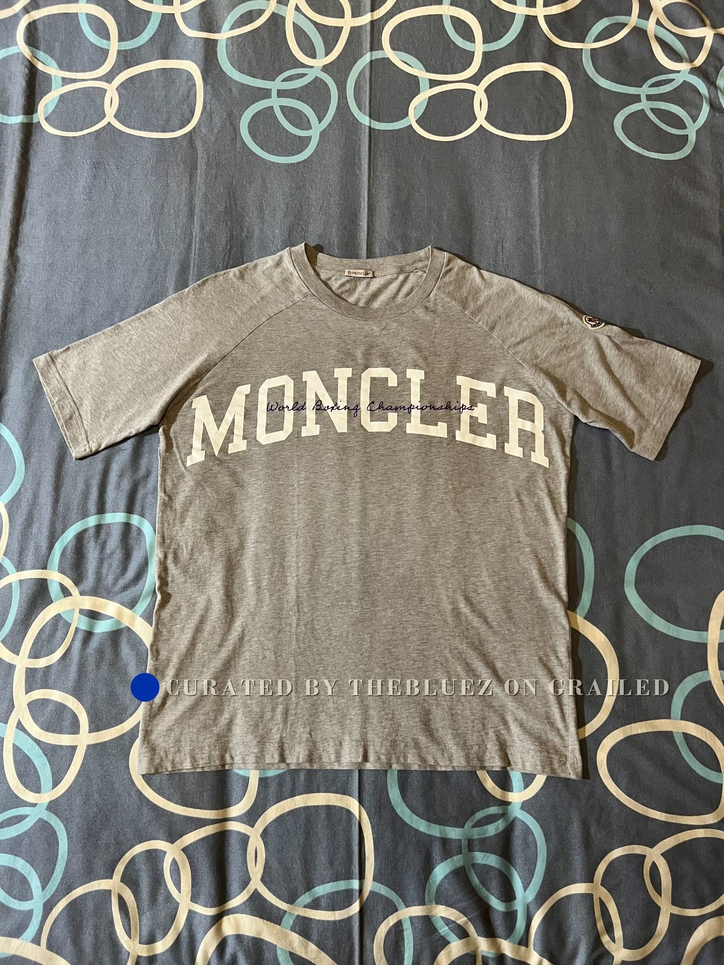 Moncler Moncler Slogan Embroidery Print T-shirt Size US L / EU 52-54 / 3 - 1 Thumbnail