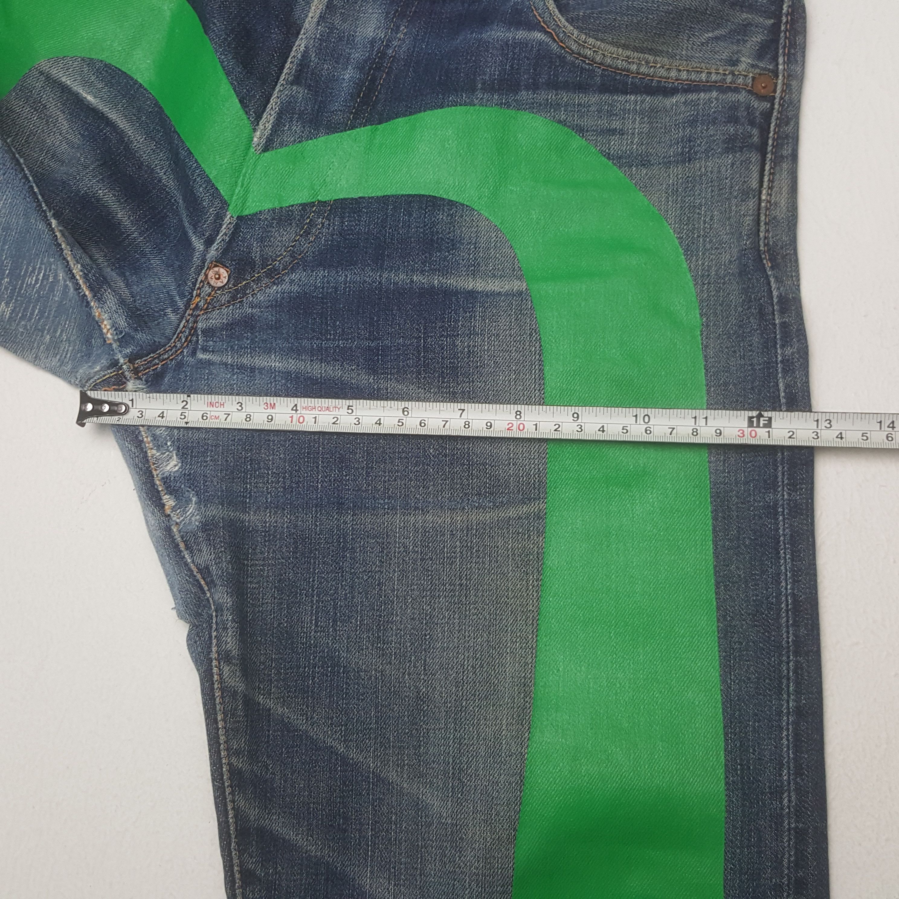 Evisu Vintage Evisu Japan Selvedge Custom Art Daicock Denim Jeans Size US 30 / EU 46 - 9 Thumbnail