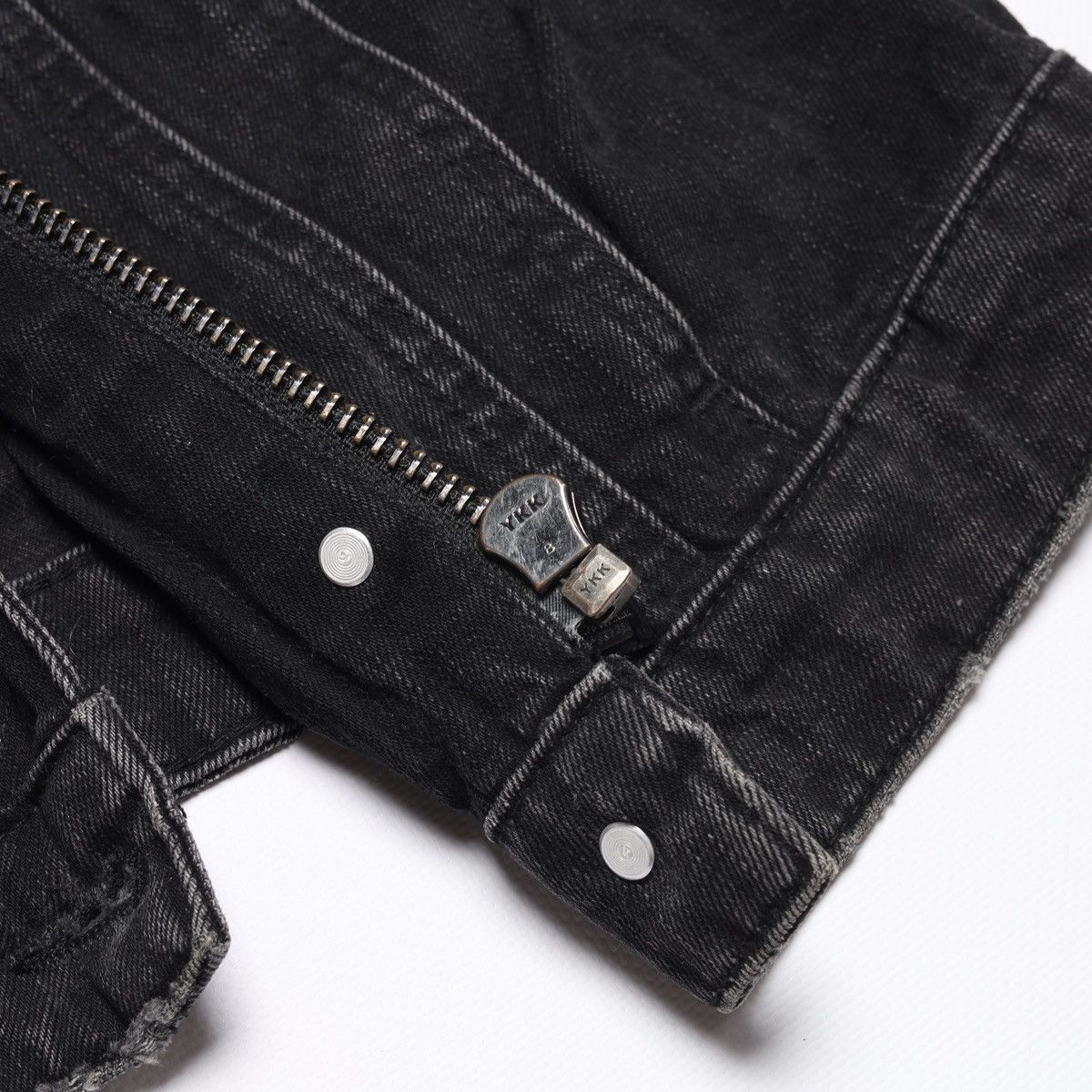 Zadig & Voltaire Zadig Voltaire Kioky Denim Jeans Black Jacket Zip Size S / US 4 / IT 40 - 13 Thumbnail