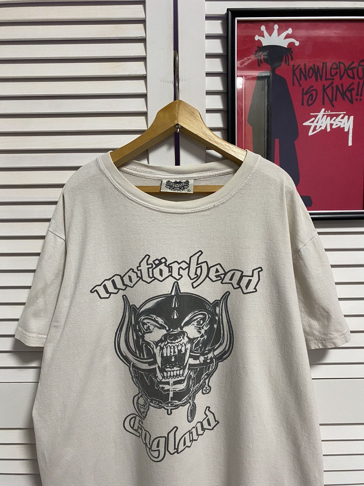 Band Tees Vintage T-shirt Tee Motörhead England Band Logo Rock Skull Size US M / EU 48-50 / 2 - 3 Thumbnail