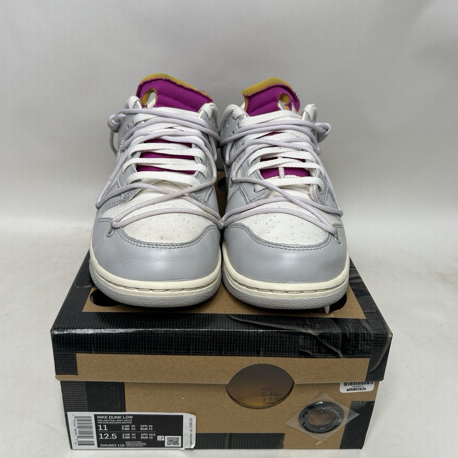 Nike Nike Shoes Dunk Low X Off-White “Lot 3 of 50” 2024 Size US 11 / EU 44 - 2 Thumbnail