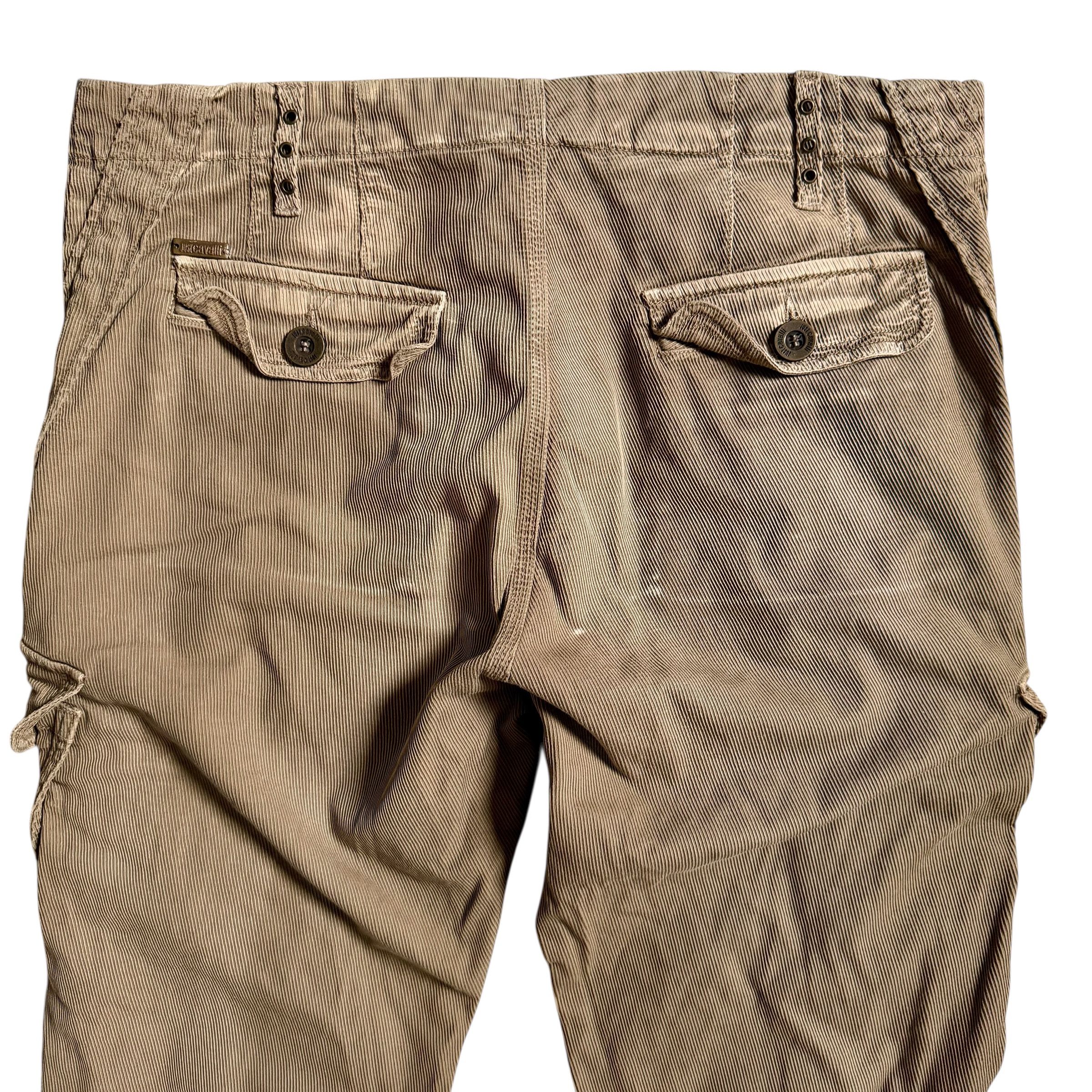 Just Cavalli Just Cavalli X Roberto Cavalli 2006 Velvet Cargo Pants Size US 36 / EU 52 - 3 Thumbnail