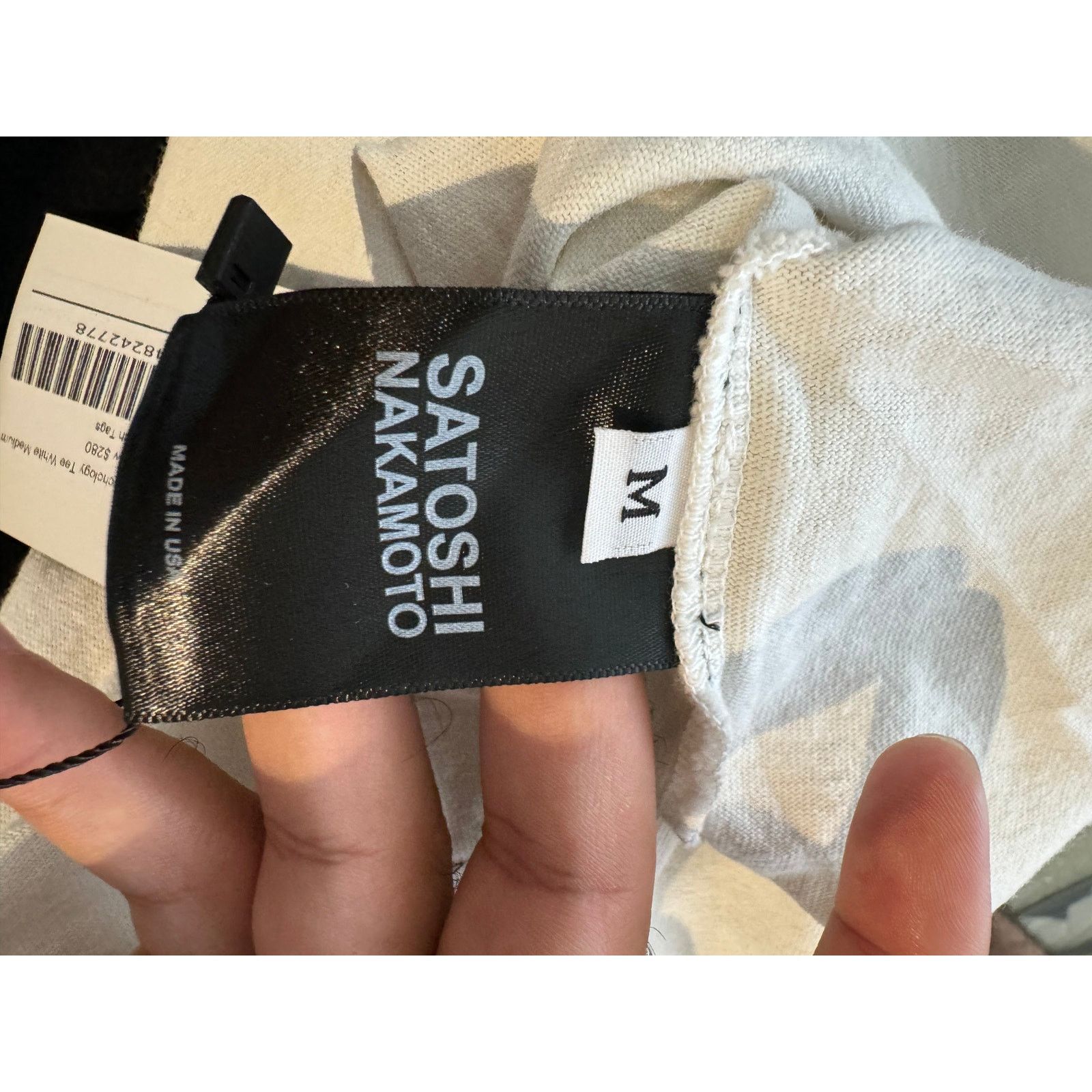 Other Satoshi Nakamoto Psychology Tee White New With Tags Medium Size US M / EU 48-50 / 2 - 3 Thumbnail