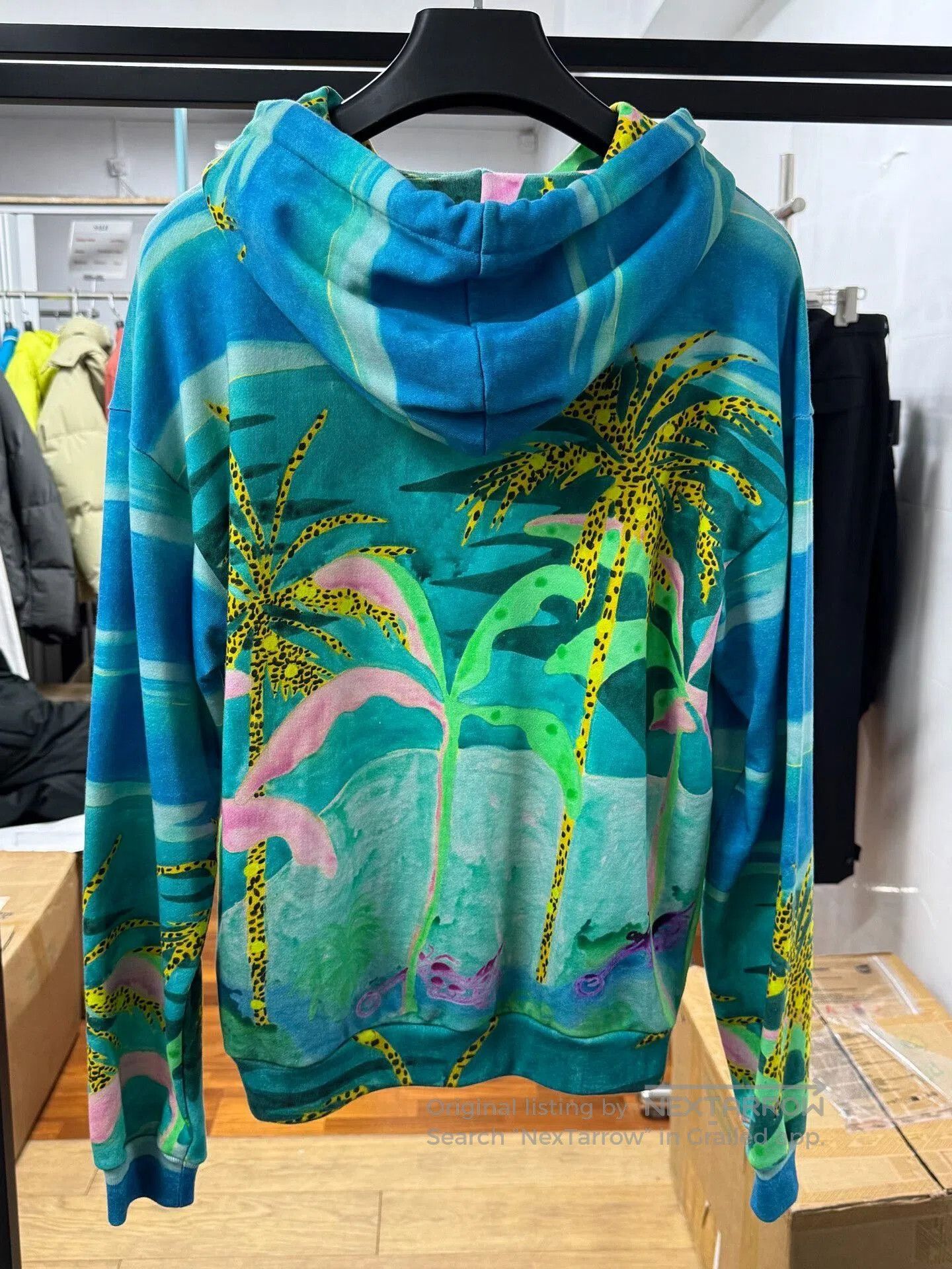 Celine celine autobahn green hooded sweatshirt for men. Size US S / EU 44-46 / 1 - 6 Thumbnail