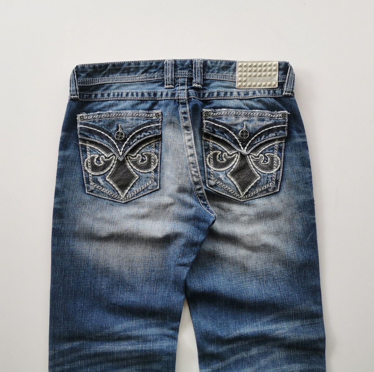 Affliction Y2k Affliction Distressed Denim Black Premium Size US 34 / EU 50 - 4 Thumbnail