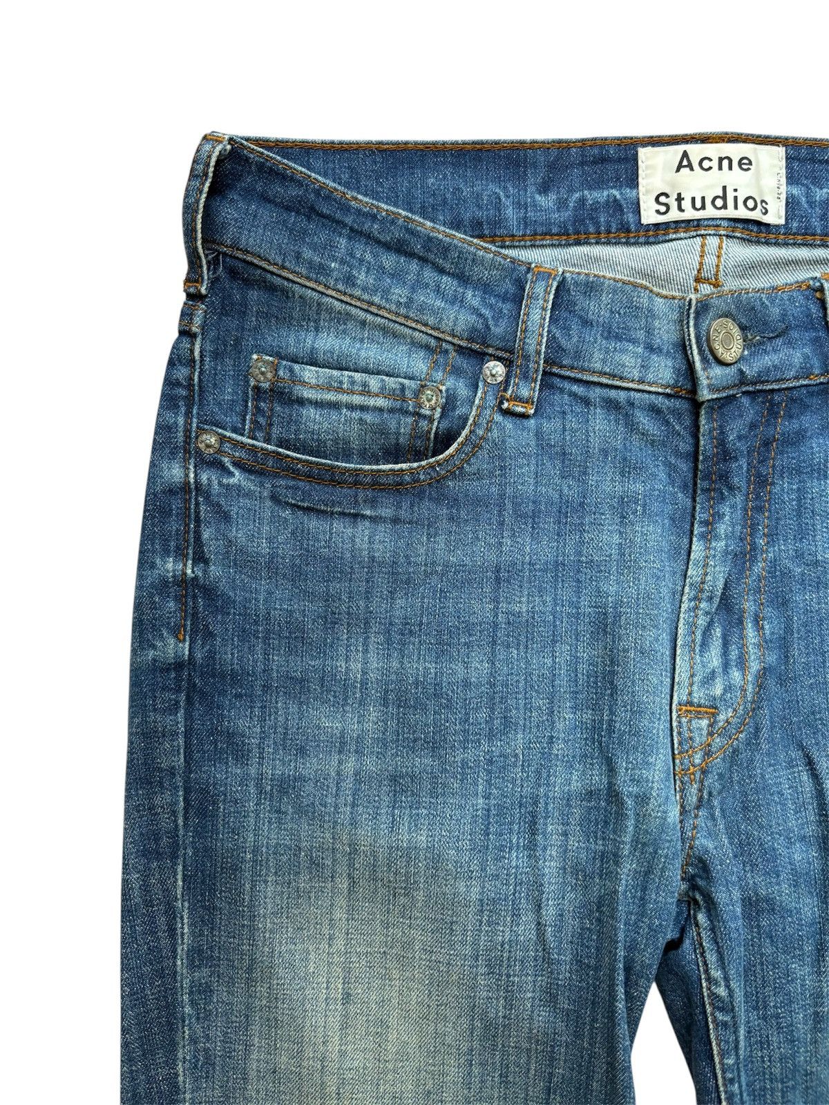 Acne Studios Acne Studios Ace Stretch Vint Indigo Jeans Denim Size US 30 / EU 46 - 8 Thumbnail