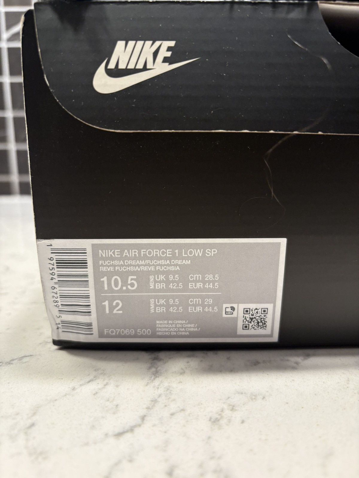 Cactus Plant Flea Market × Nike Nike x CPFM AF1 Low Fuchsia Dream Size US 10.5 / EU 43-44 - 9 Thumbnail