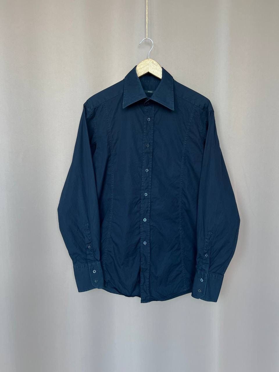 Gucci Gucci Black Button Up Shirt Mens Size 41/16 or M/L Luxury Size US M / EU 48-50 / 2 - 1 Thumbnail