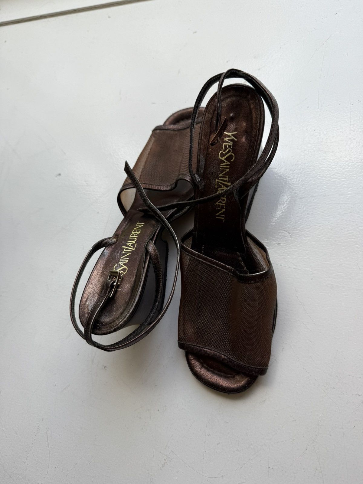 Yves Saint Laurent YVES SAINT LAURANT SANDALS Size US 7.5 / IT 37.5 - 2 Thumbnail