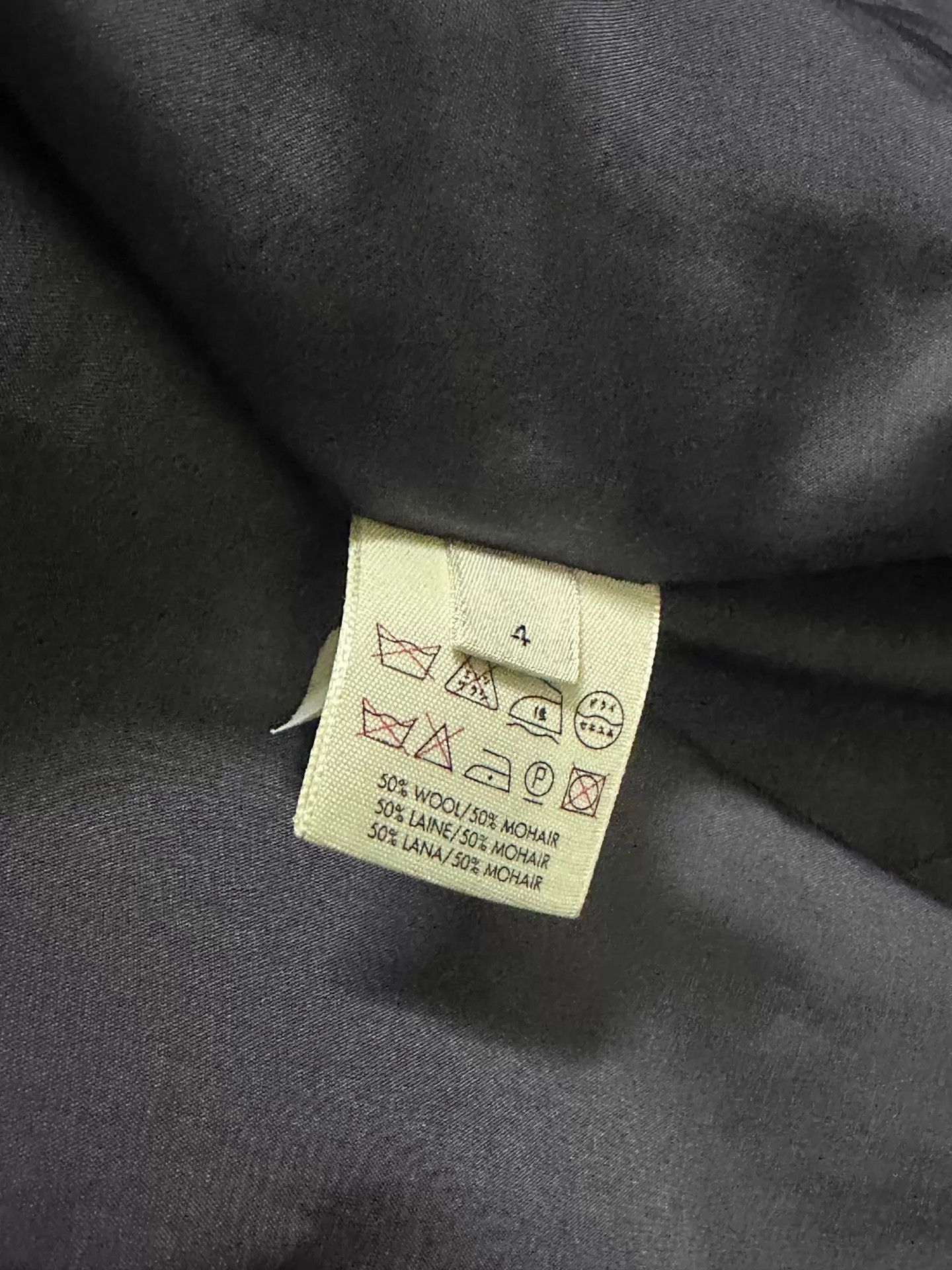 Calvin Klein Calvin Klein 90s Minimal Safari Jacket Wool-Mohair Size 4 Size US XL / EU 56 / 4 - 4 Thumbnail