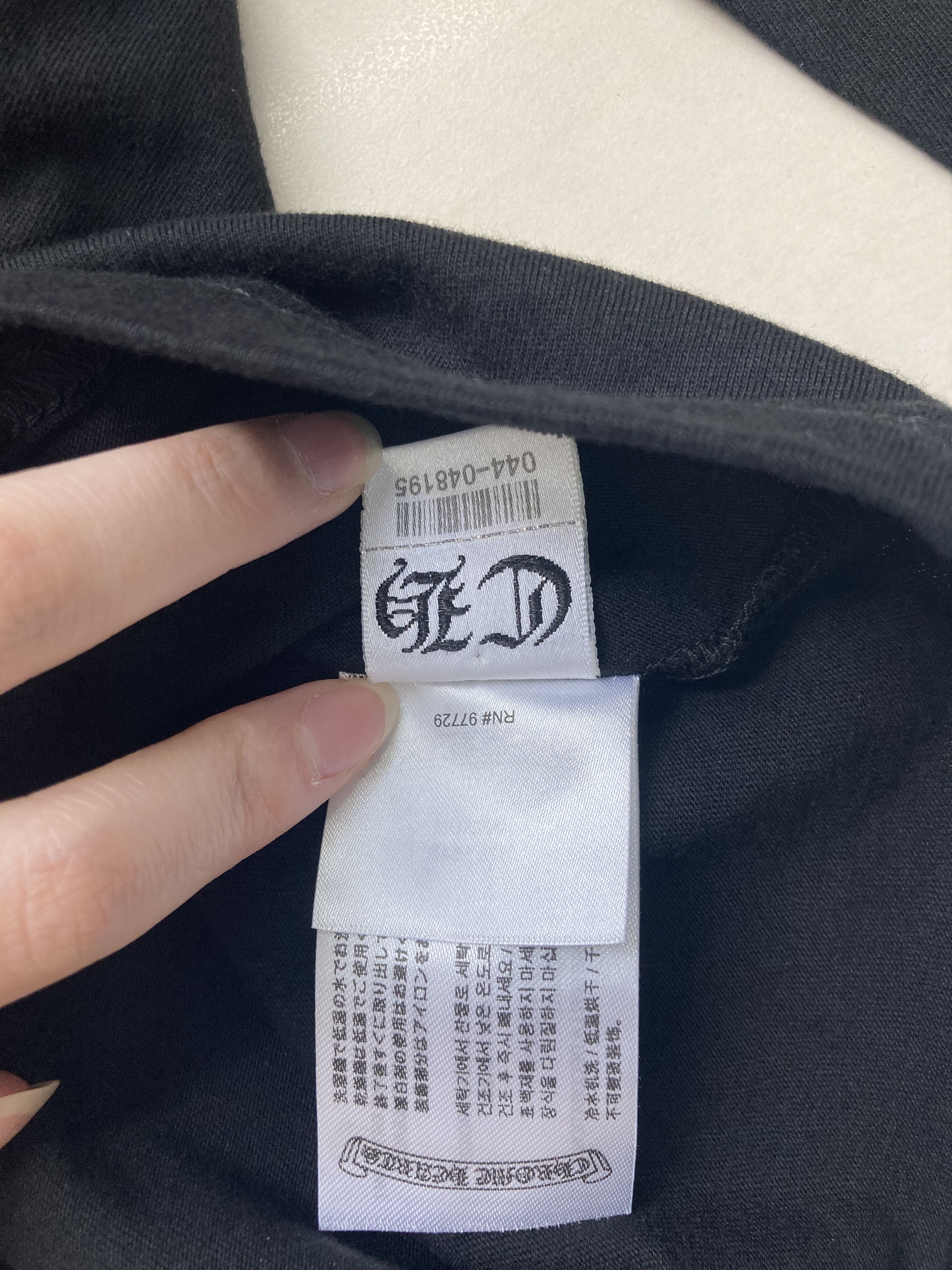 Chrome Hearts Chrome Hearts Foti Black Long Sleeve Tee Size US S / EU 44-46 / 1 - 9 Thumbnail