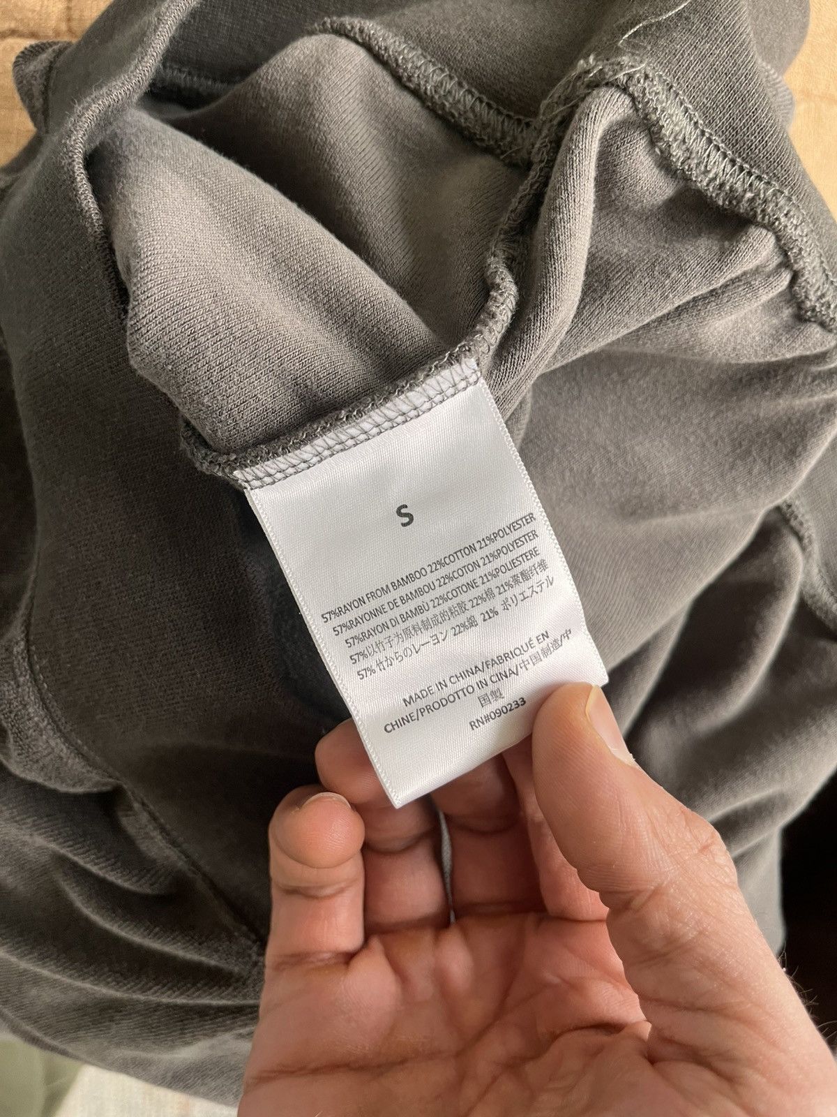 Fear of God Fear of God Essentials dark grey terrycloth polo Size US S / EU 44-46 / 1 - 7 Thumbnail