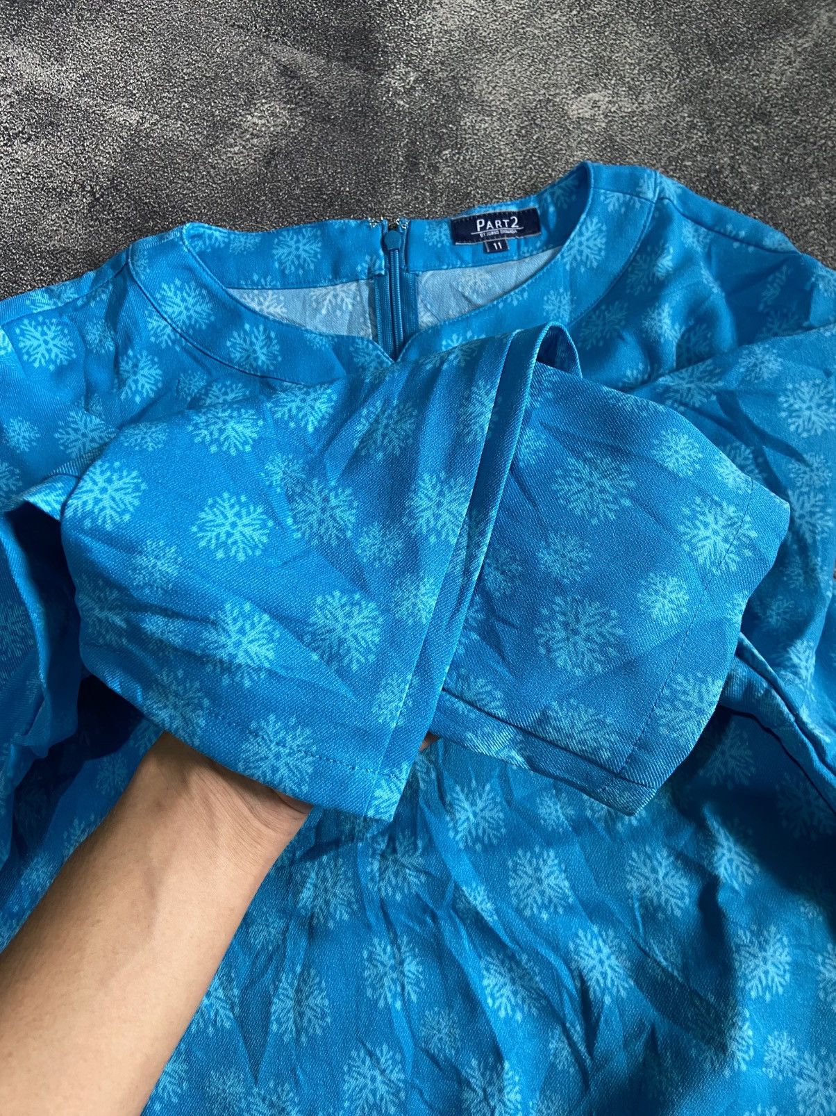 Designer × Japanese Brand × Junko Shimada Part 2 By Junko Shimada V Neck Blue Size US M / EU 48-50 / 2 - 5 Thumbnail