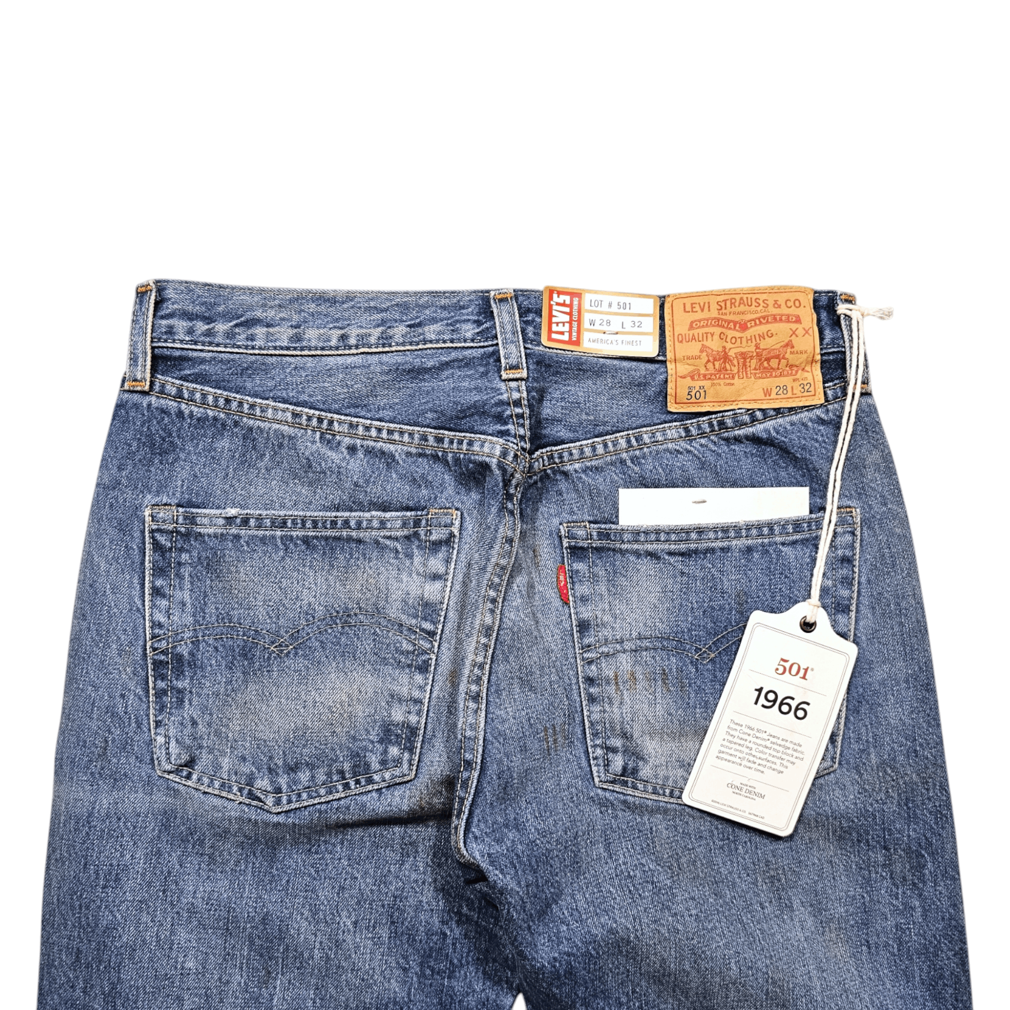 Levi's Vintage Clothing NWT LVC Levi's Vintage Clothing 1966 501 XX Big E Selvedge Size US 28 / EU 44 - 7 Thumbnail