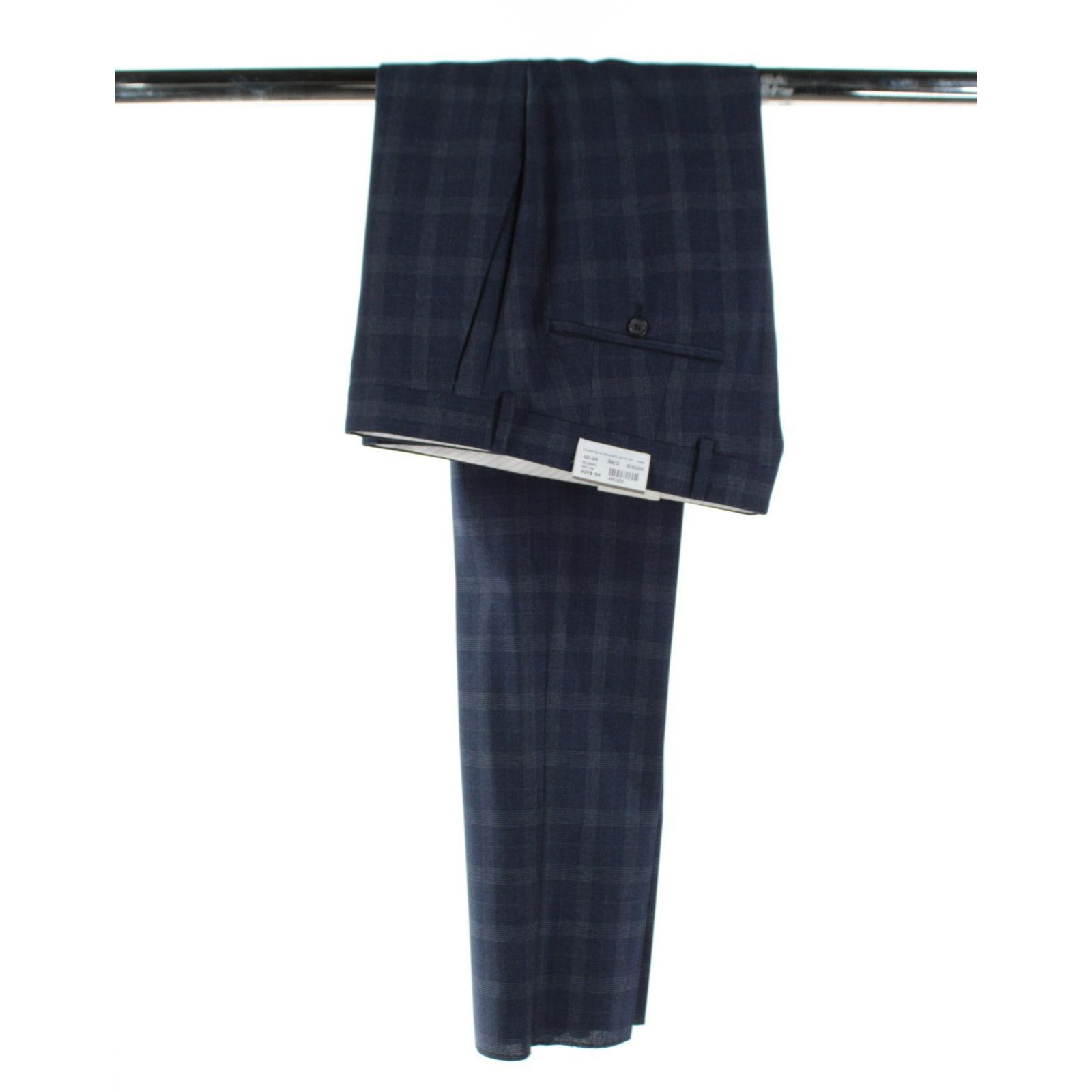 Samuelsohn Samuelsohn Suit Size US 40 Regular in Blue Size 40R - 3 Thumbnail